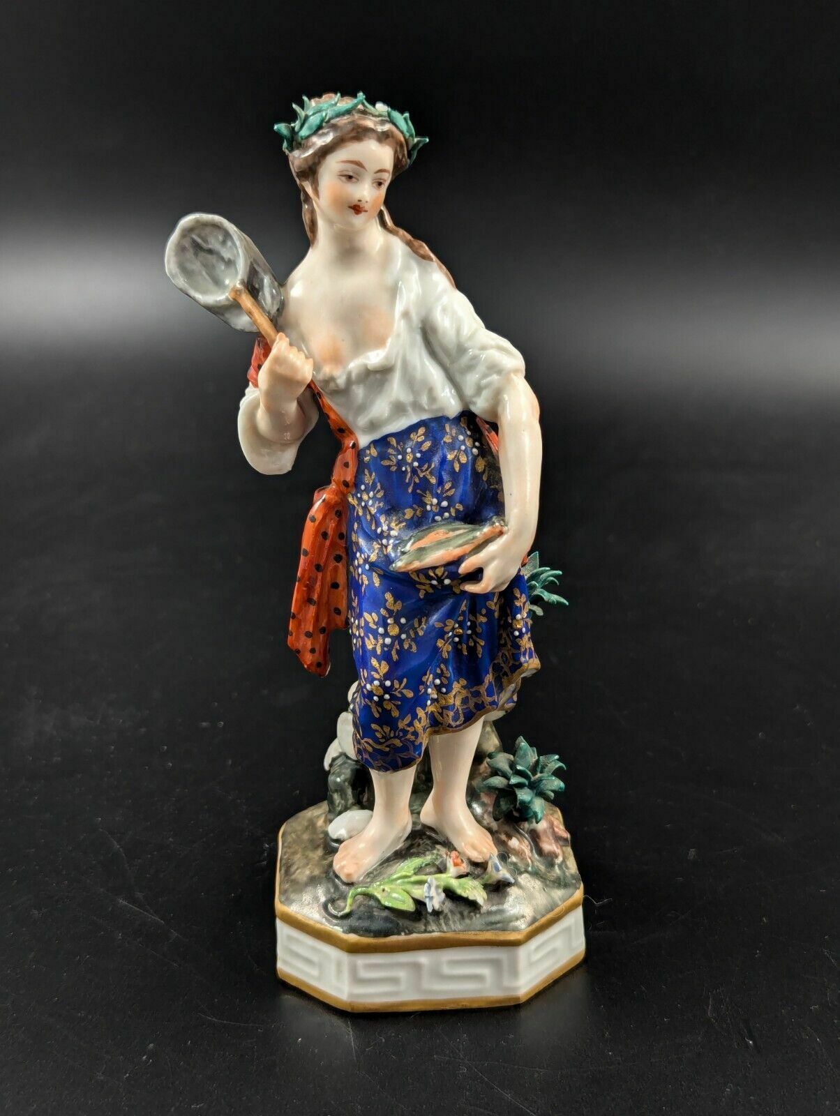 Antique Derby Figurine, "Water Element" C. 1800. photo furniture