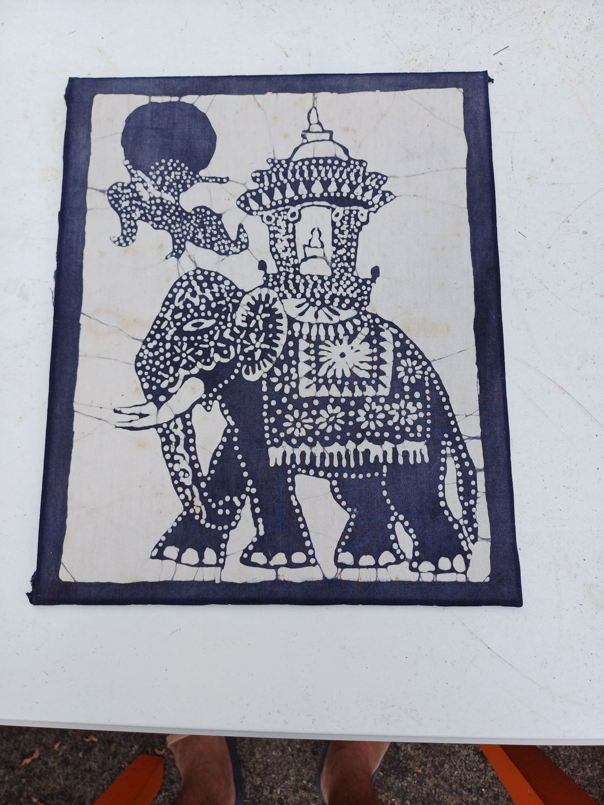 Silk Tapestry India, 1920s, Vintage photo 64.0