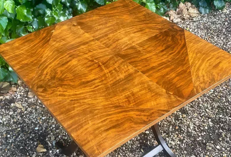 Vintage Meredew Walnut Folding Occasional Table photo vinterior