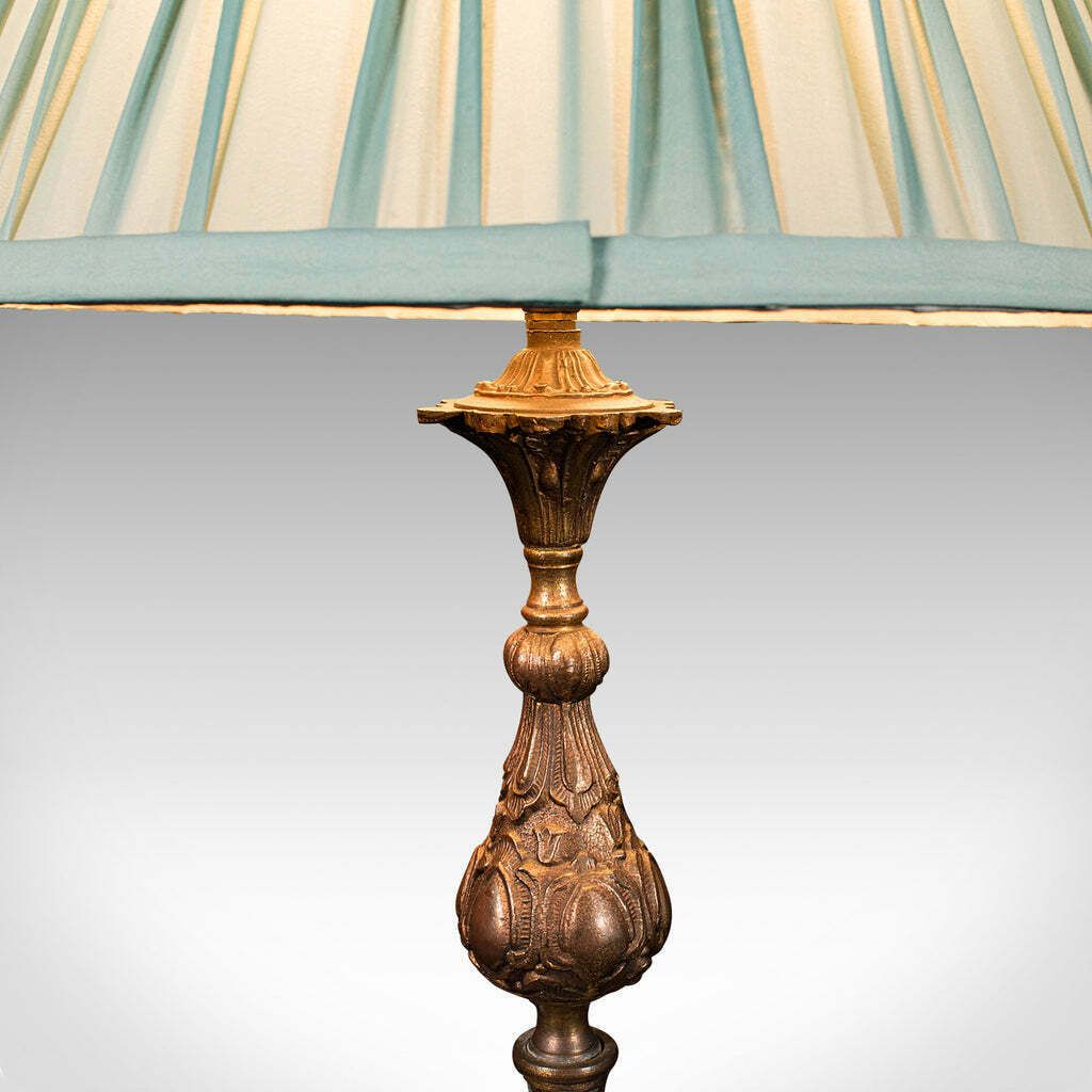Antique Table Lamp, French, Gilt Metal, Marble, Side Light, Edwardian, C.1910 photo buy