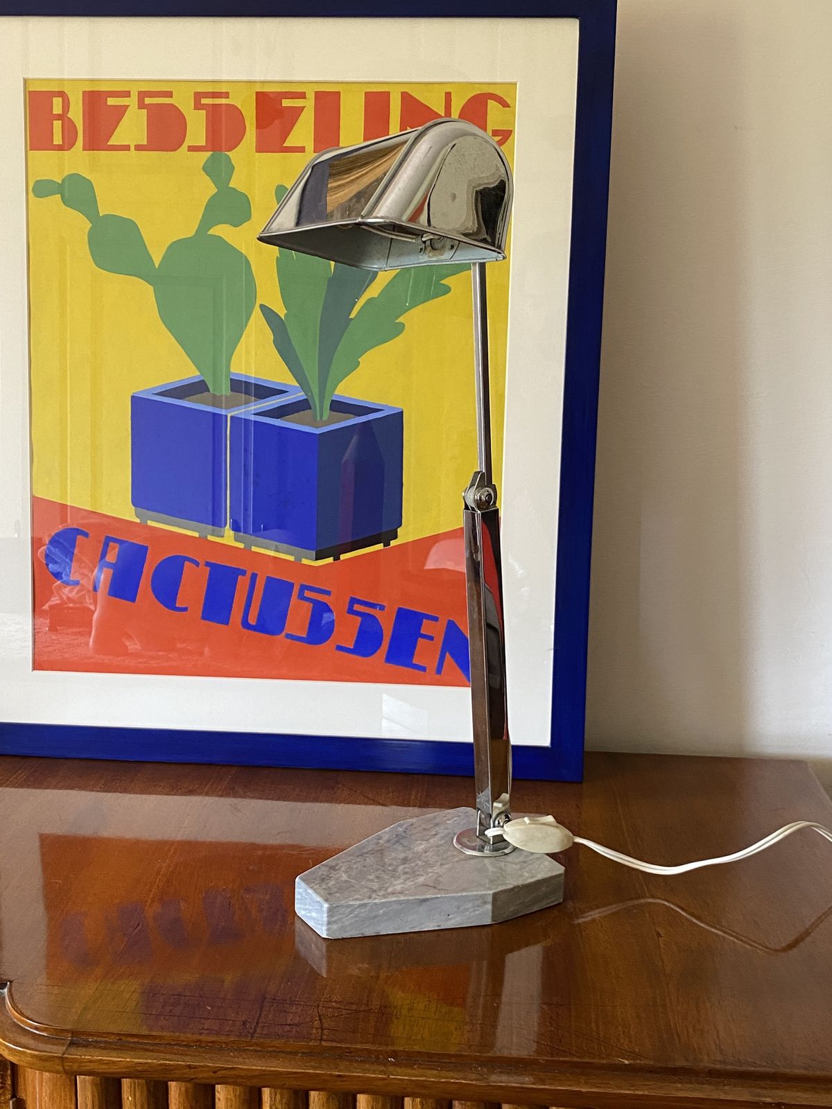 Art Déco Desk Lamp, Fare France, Circa 1930 photo furniture
