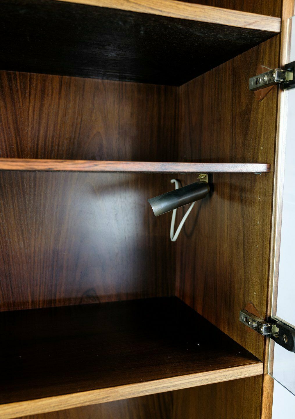 Shelving System Light Display In Rosewood, Danish Design From 1960s photo Furniture