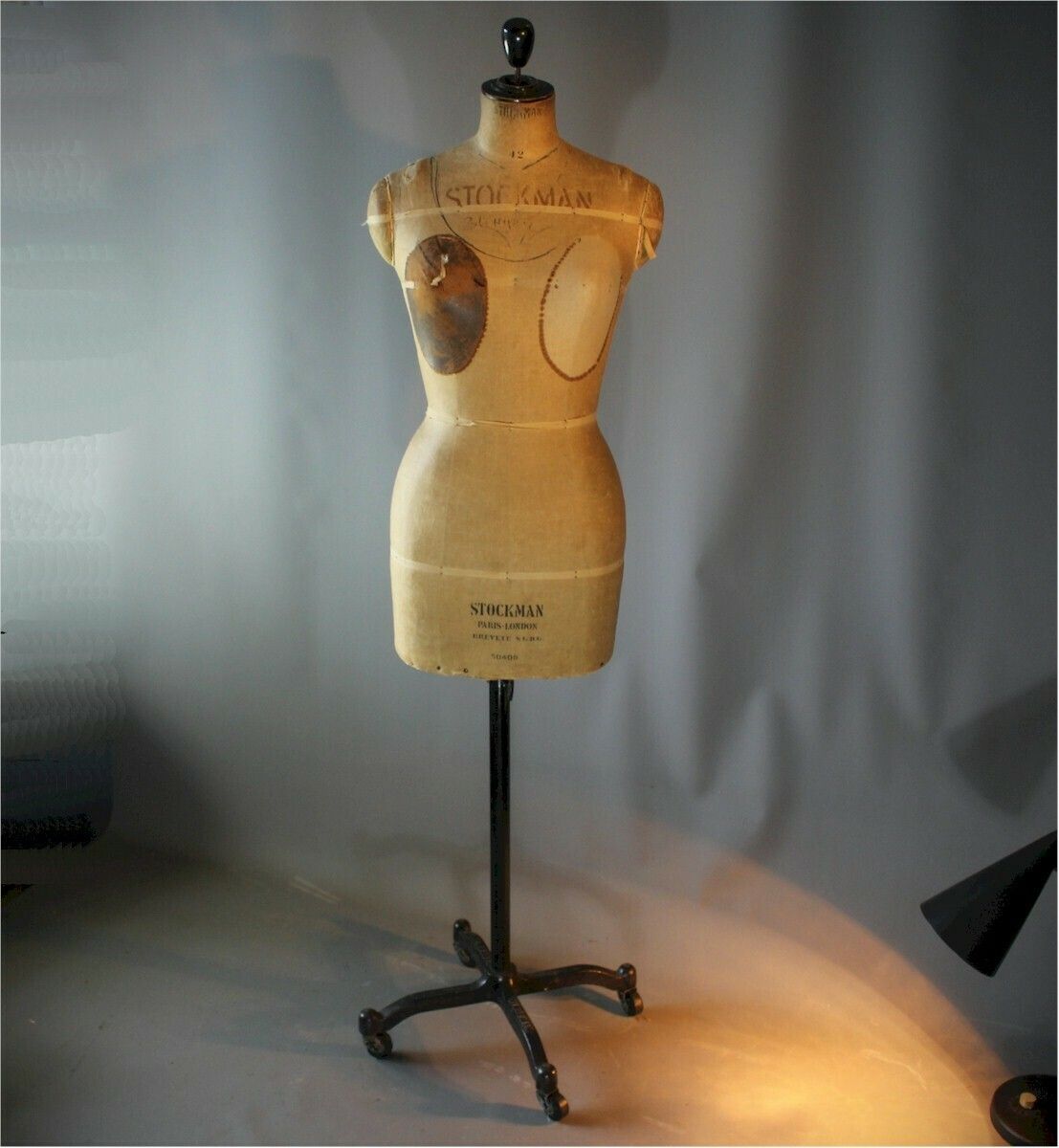 Antique Dressmakers Mannequin Dummy By Stockman photo vinterior