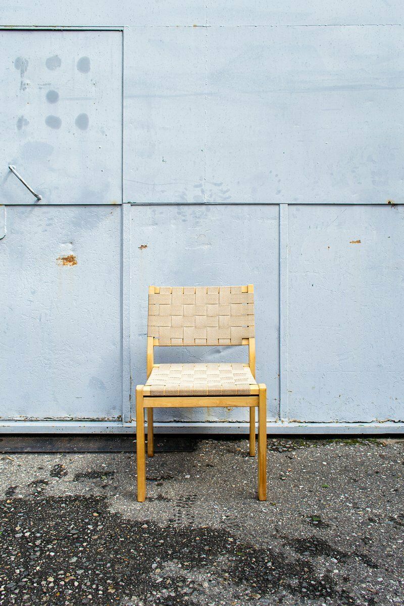 Dining Chairs No. 611 By Alvar Aalto For Artek, 1970s, Set Of 8 photo for sale