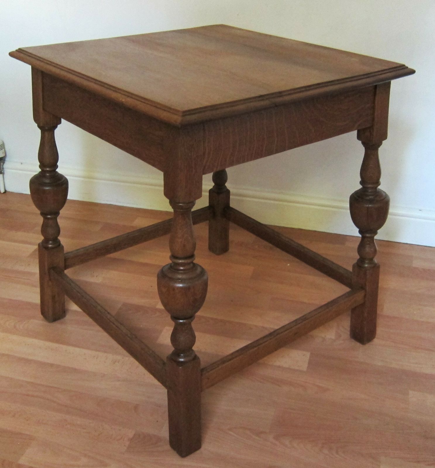 photo for sale Liberty Arts And Crafts Solid Oak Side Table Featured In 1907 Liberty Catalogue