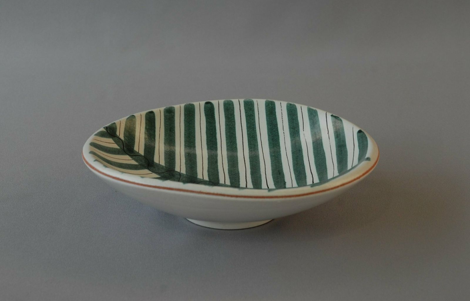 Hand Painted Bowl By Stig Lindberg For Gustavsberg, Sweden, 1950s photo Home Decor