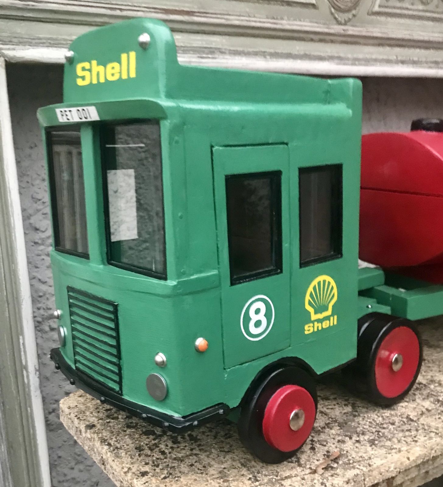 Home Decor 20th Century Folk Art Shop Display Bp Shell Truck photo