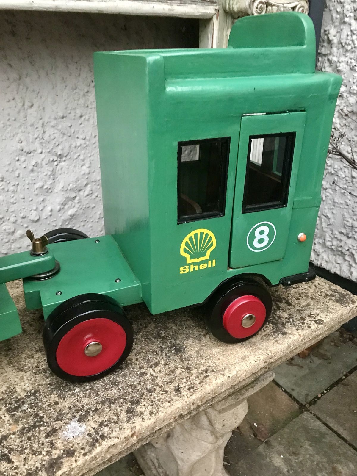 800.0 20th Century Folk Art Shop Display Bp Shell Truck photo