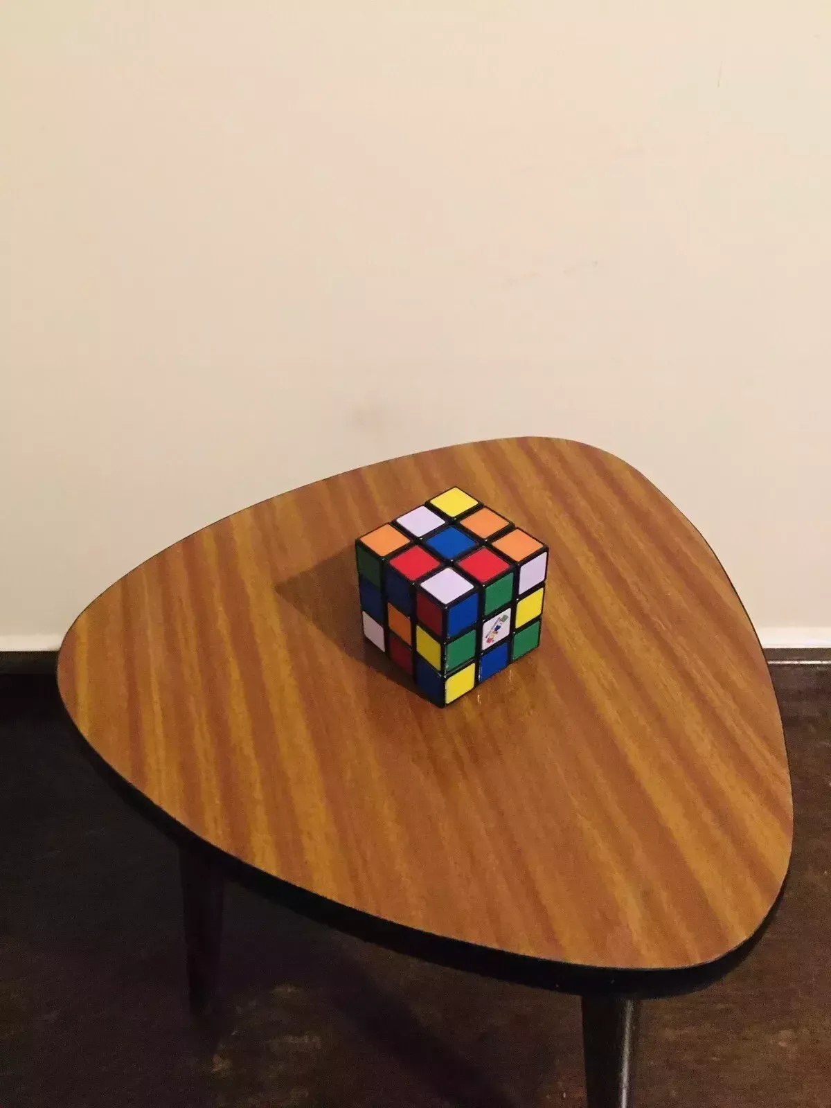 Mid Century Atomic Guitar Pick Tripod Table Plant Stand Vintage Side Table photo Furniture