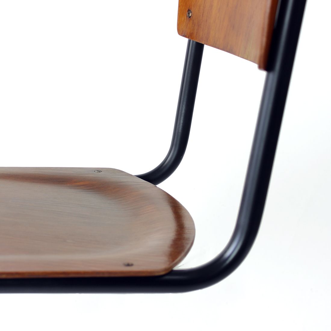 Tubular Desk Chair By Kovona, 1950s photo vintage