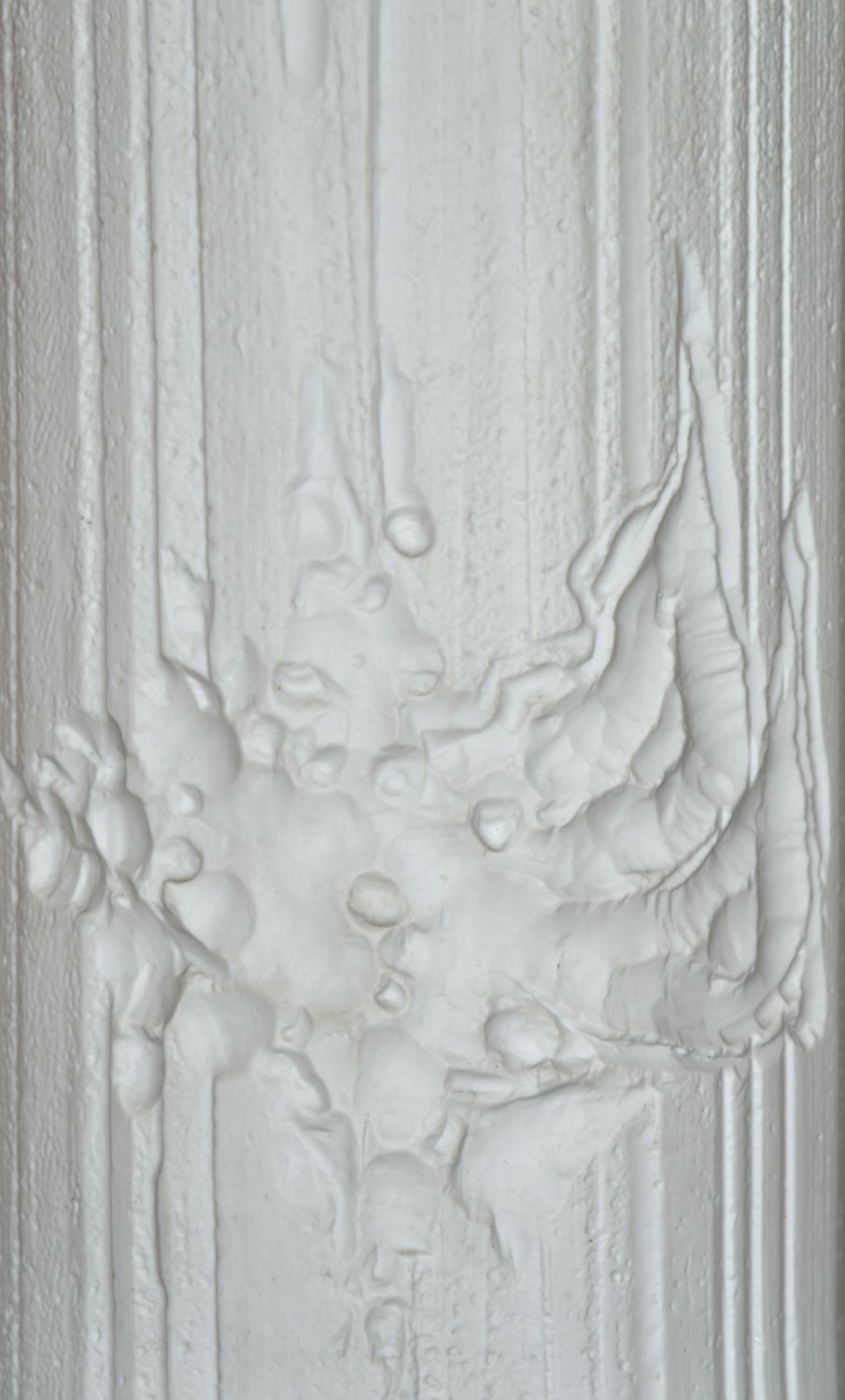 Home Decor Large 1970s White Hutschenreuther Op Art Bisque Porcelain Sculpture By Heinrich Fuchs photo
