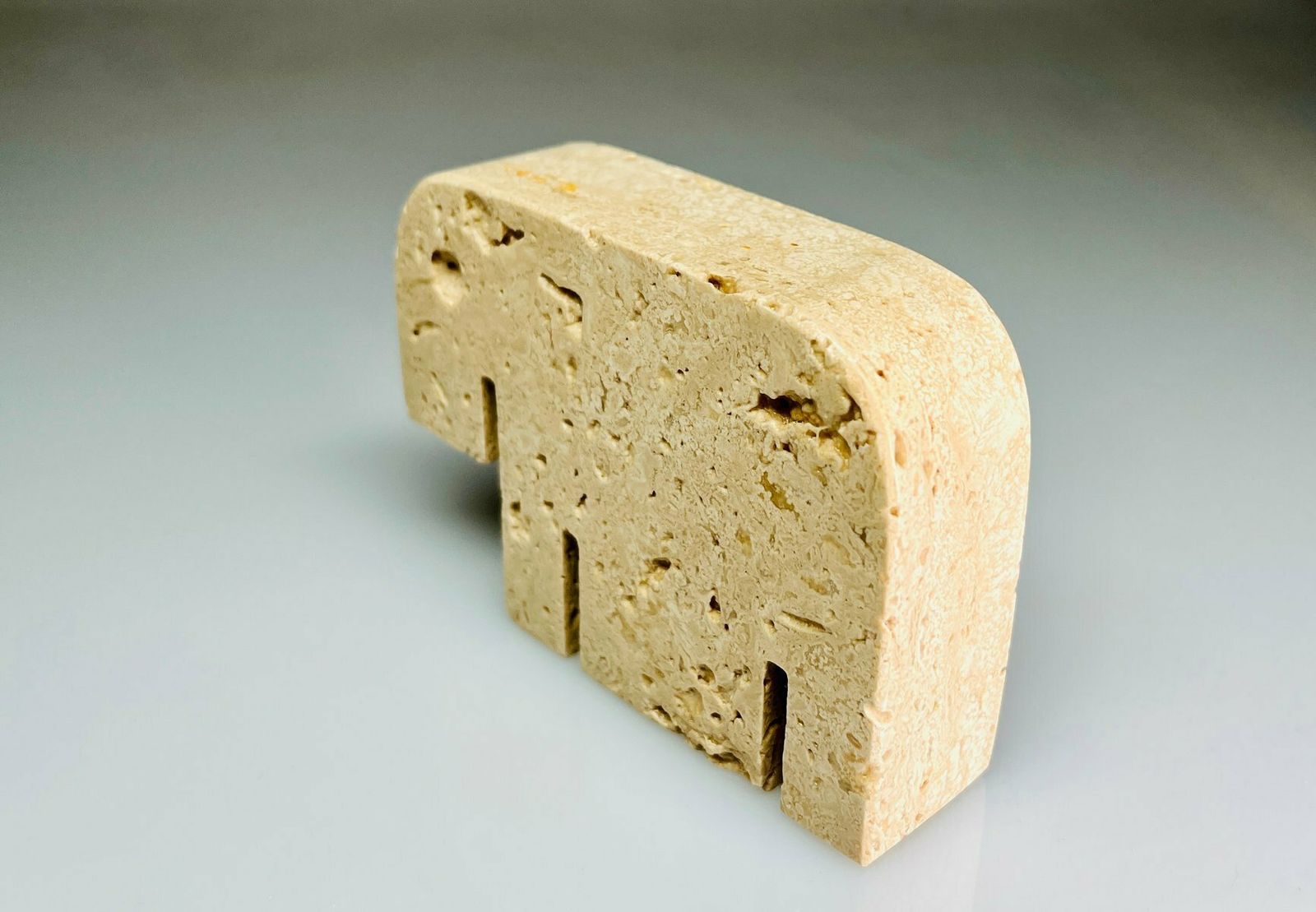 Italian Travertine Figure Of An Elephant From Fratelli Mannelli photo for sale