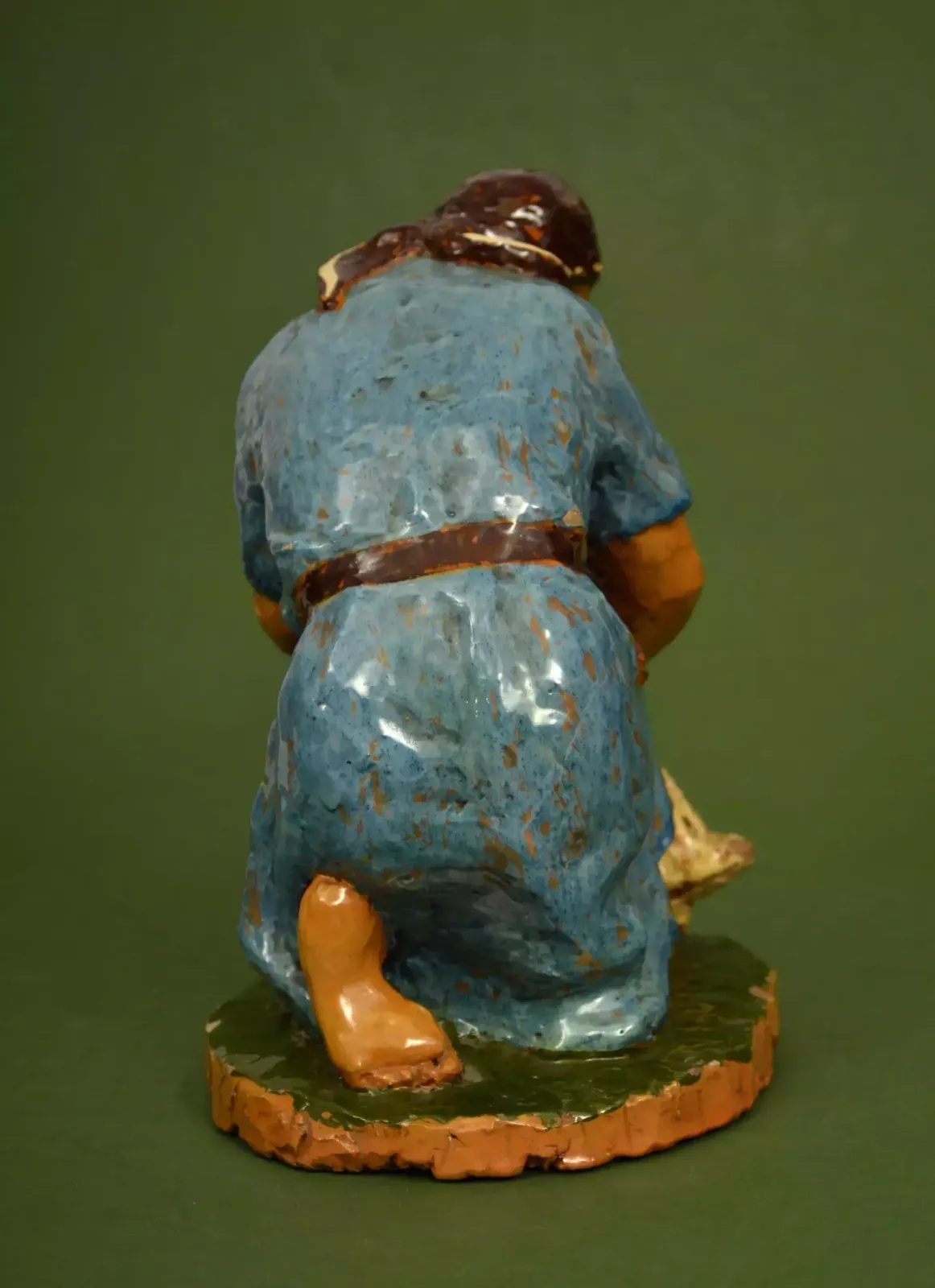 Ceramic Figure Girl With A Goose photo 614.0