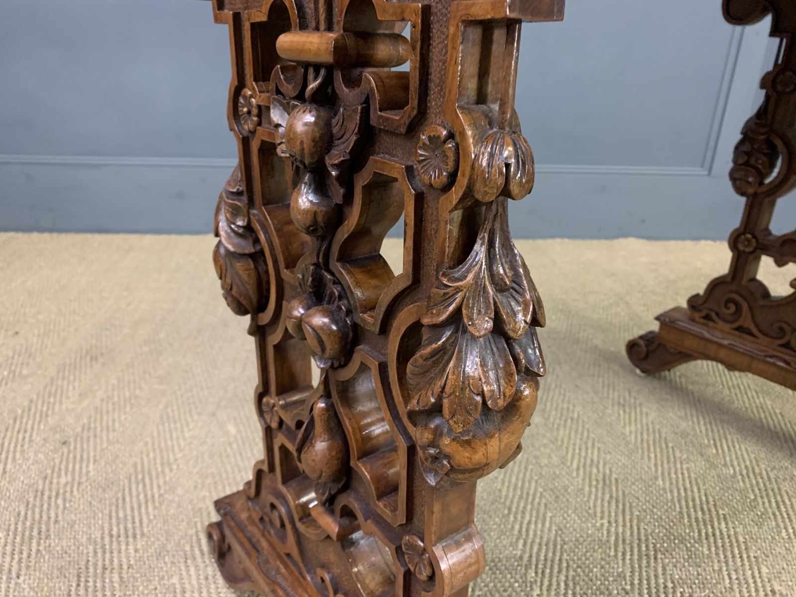 Victorian Burr Walnut Lamp Table photo furniture