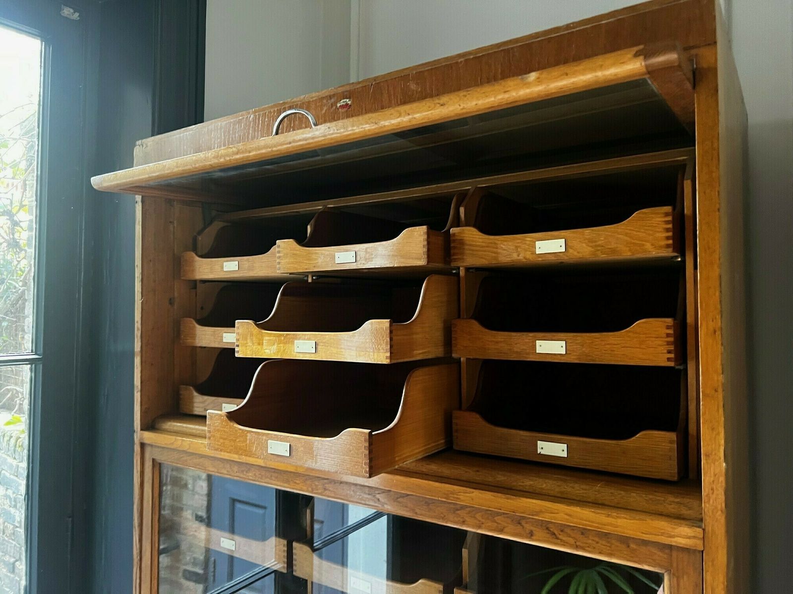 Flip Up Haberdashery Cabinet, Early 20th Century photo 1500.0