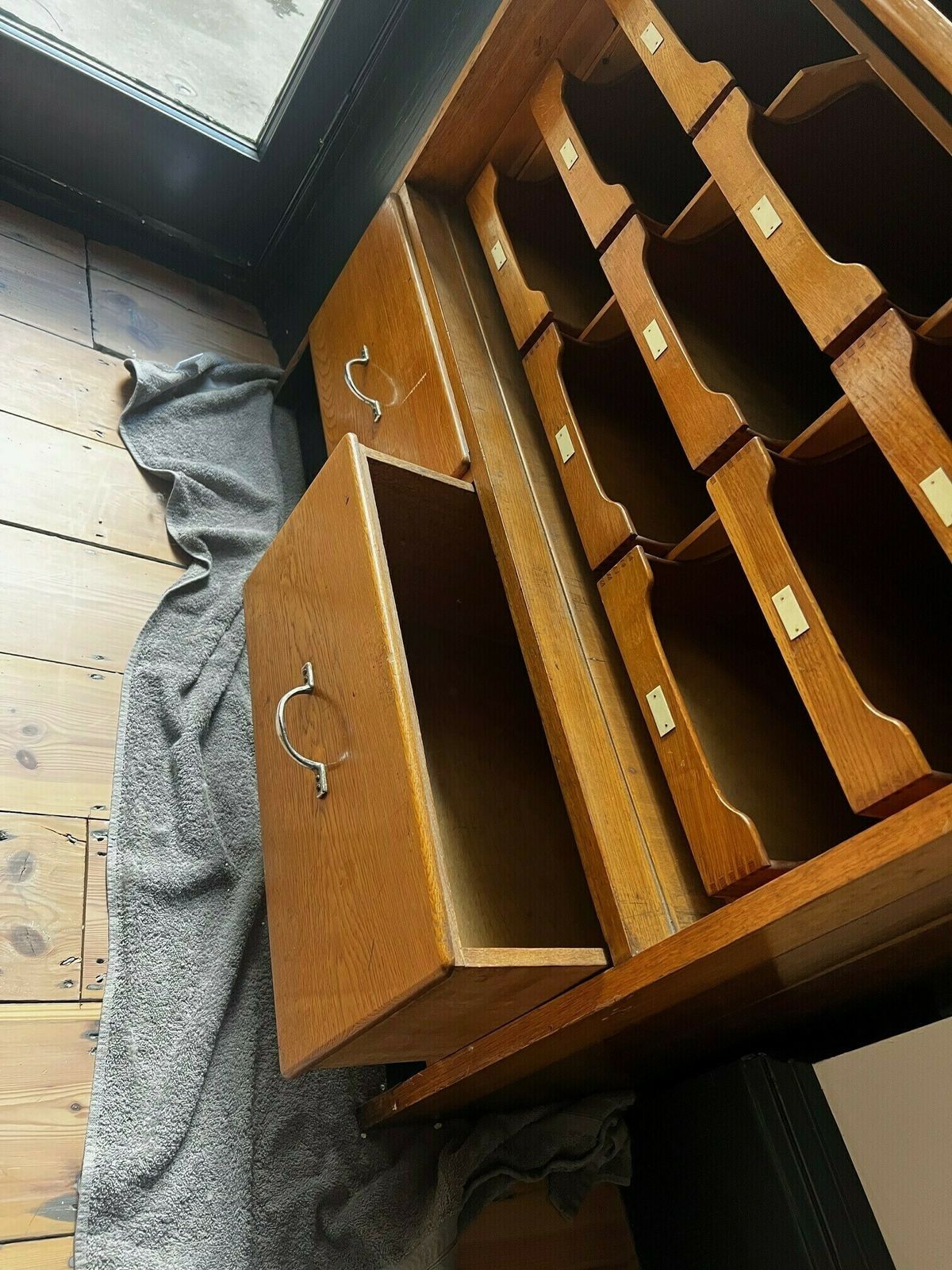 Flip Up Haberdashery Cabinet, Early 20th Century photo buy