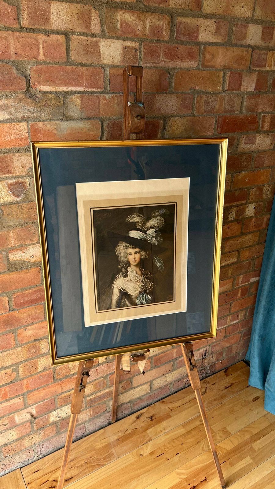 photo for sale 1915 Pears Soap Hand Pulled Lithograph Advertising Picture After 1785 “The Morning Walk” By Thomas Gainsborough