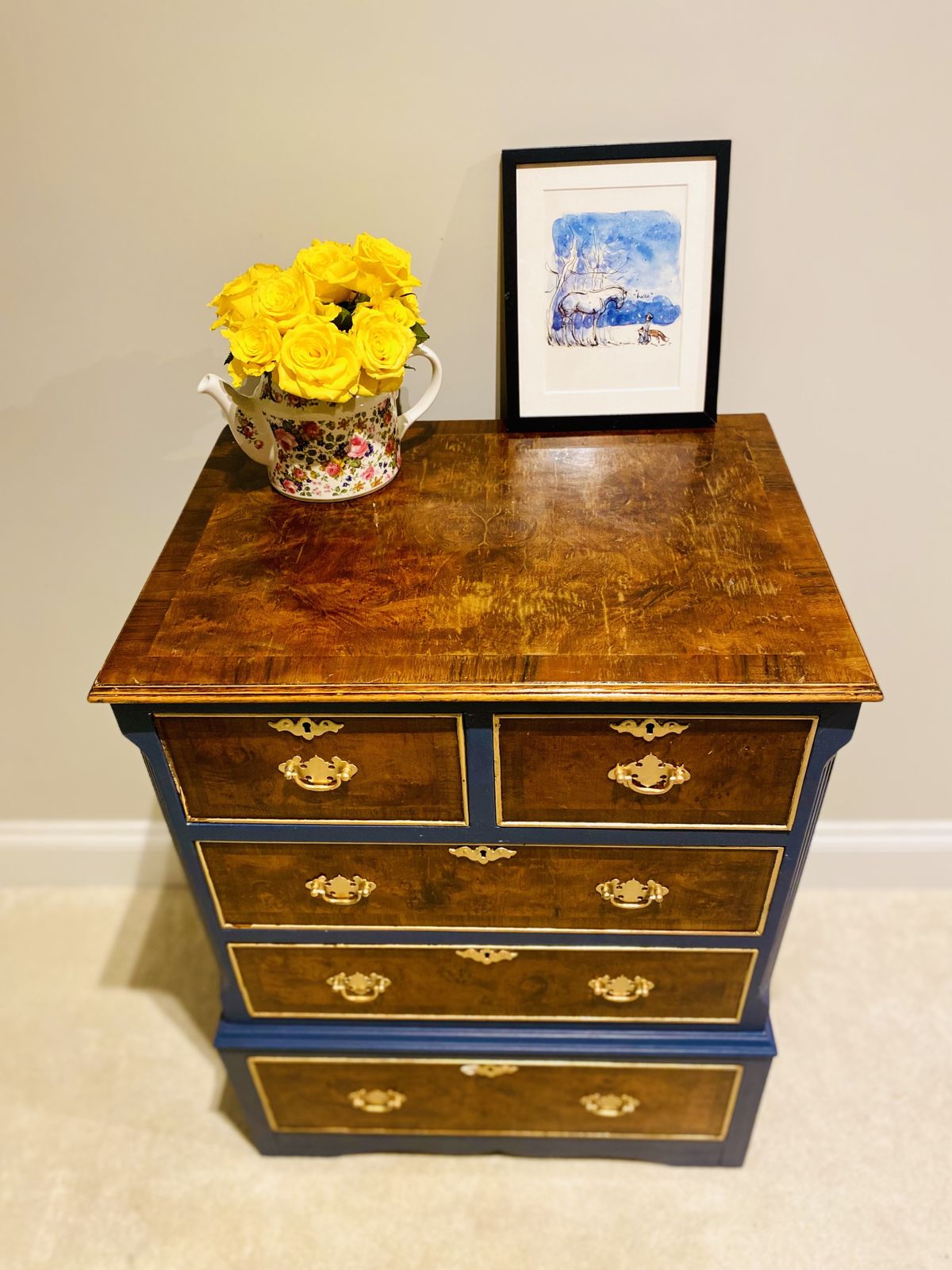 Vintage Chest Of Drawers (Solid & Veneer) photo Furniture