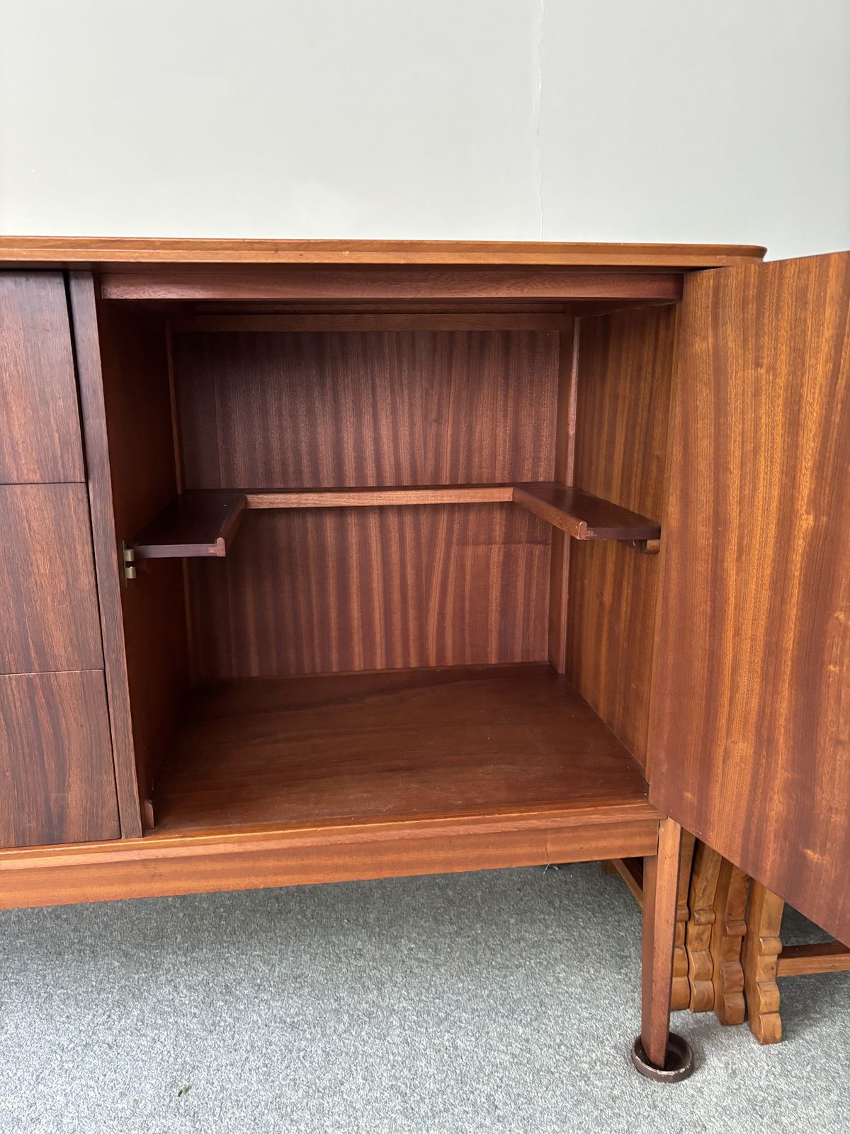 Vanson Walnut And Teak Sideboard 1963