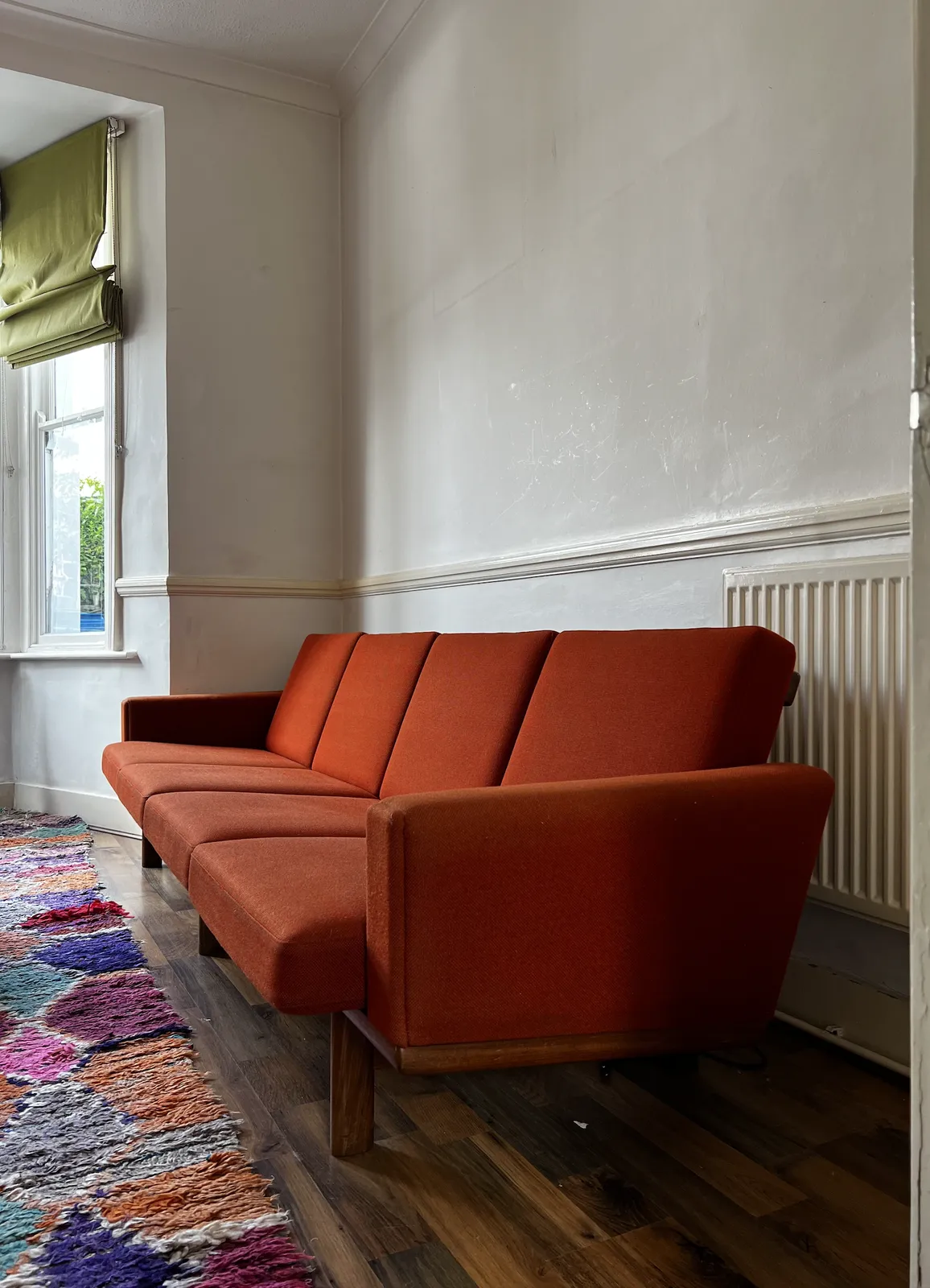 Hans J. Wegner Ge236/4 Sofa   Getama Denmark photo for sale