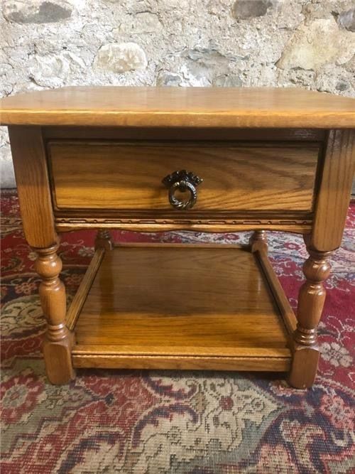 Bedside Cabinet Bedside Table Side Table Solid Oak photo Furniture