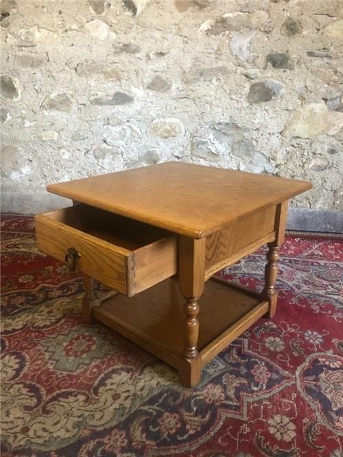 Bedside Cabinet Bedside Table Side Table Solid Oak photo 220.0