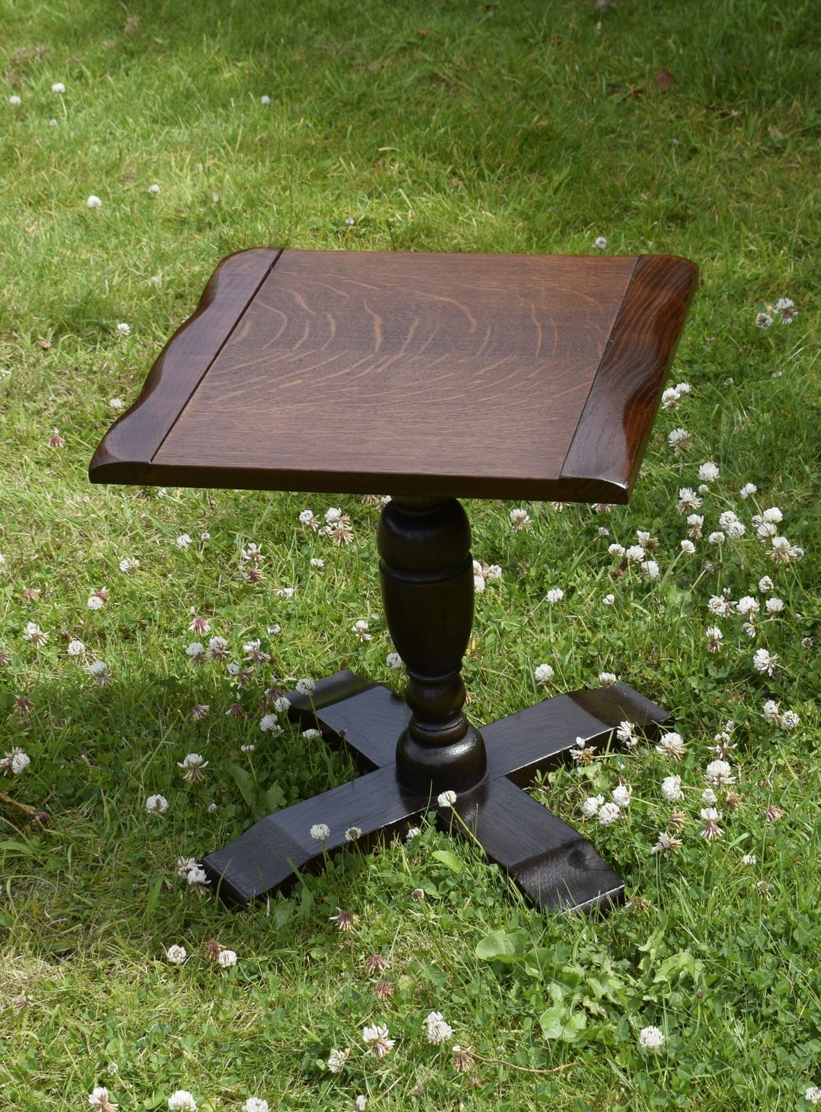 Lamp Table, 1930s, Oak, Vintage