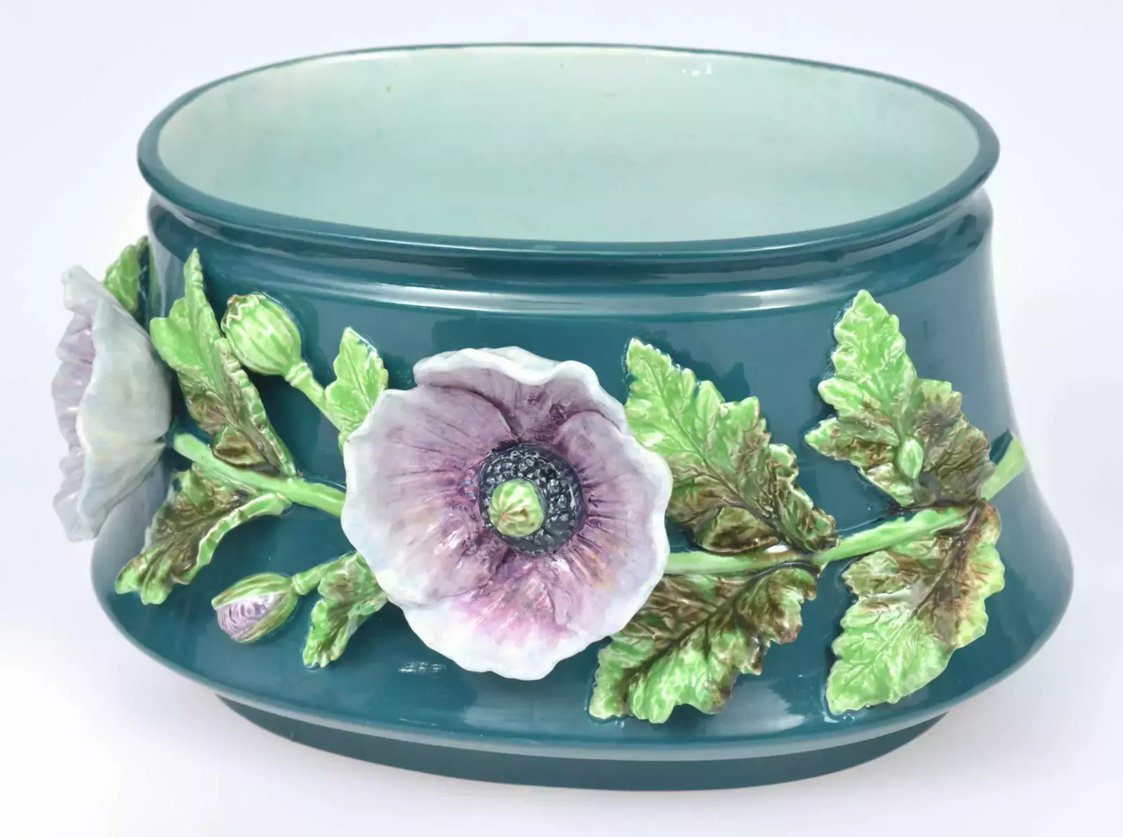 Potvase For Flowers Poppies, 1800s photo for sale