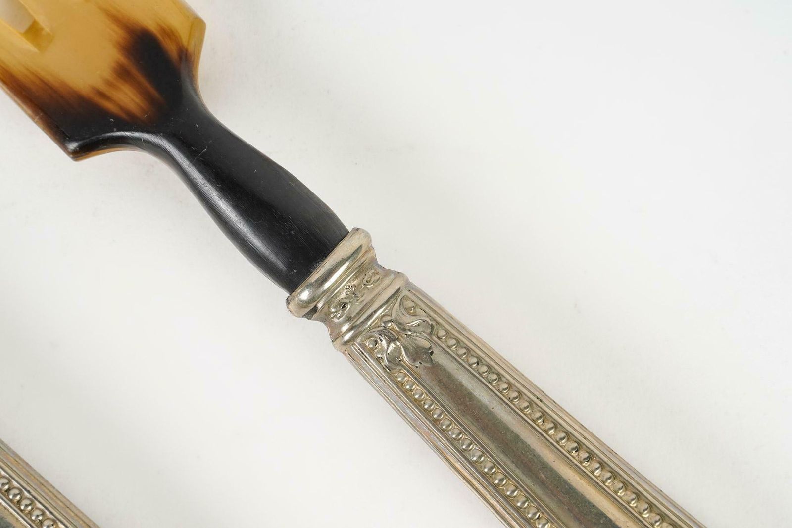 Pair Of Silver Plated Salad Servers. photo Home Decor