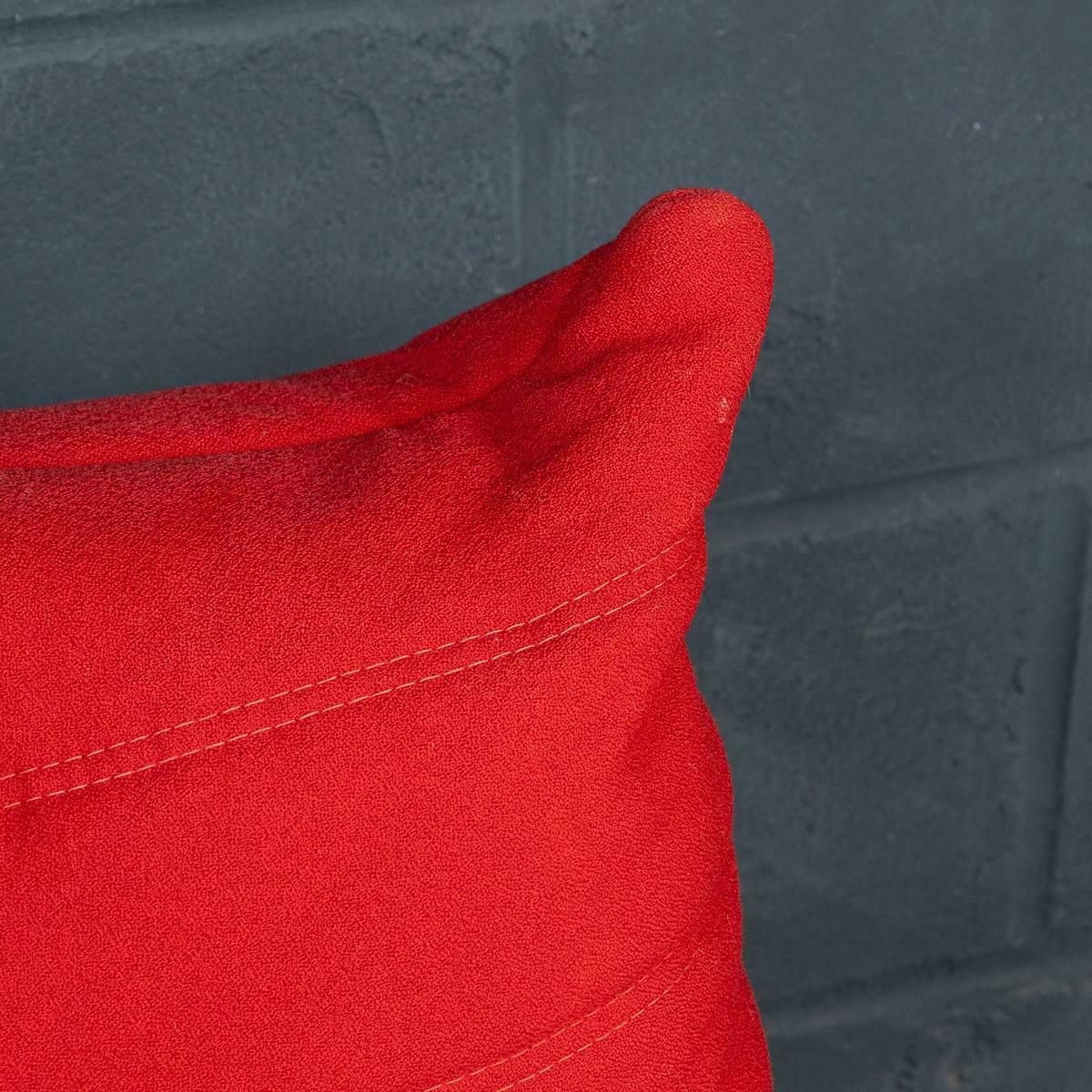 photo vintage A 21st Century Red "Togo" Two Seater Sofa By Michel Ducaroy For Ligne Roset
