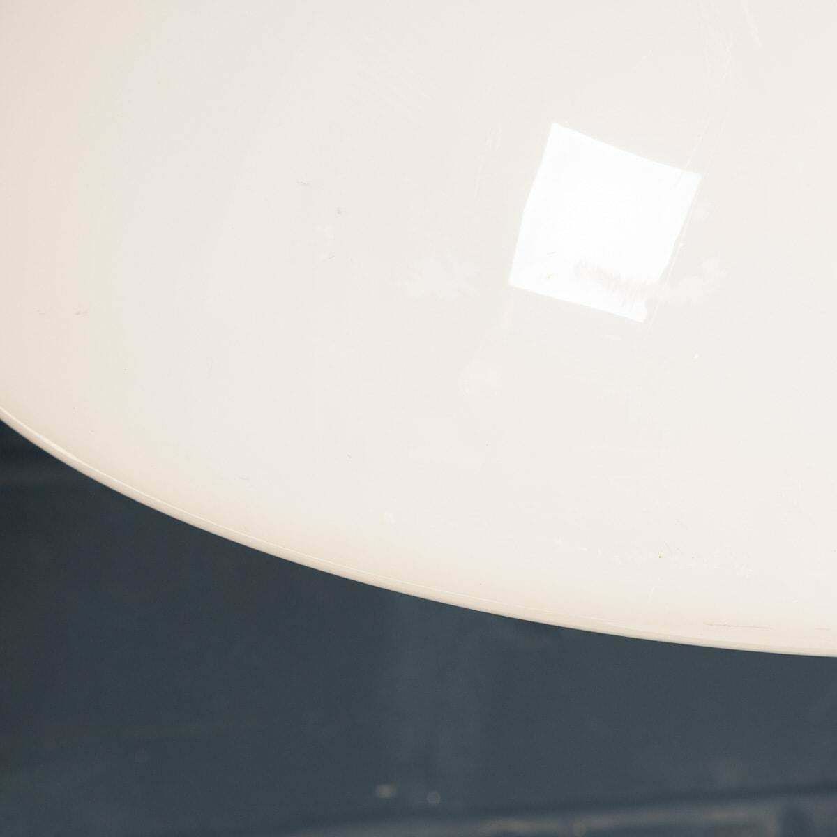 photo vinterior 20thc Italian White "Serpente" Floor Lamp By Elio Martinelli For Martinelli Luce