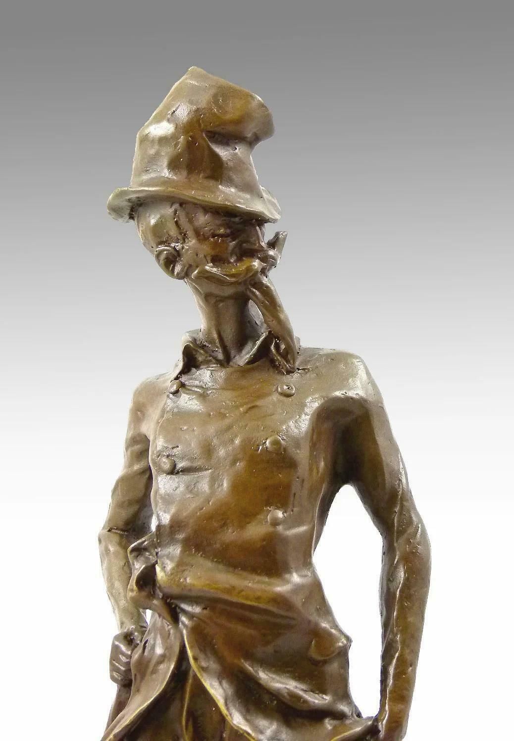 Bronze Sculpture Of Ratapoil After Honoré Daumier, 20th Century. photo Home Decor