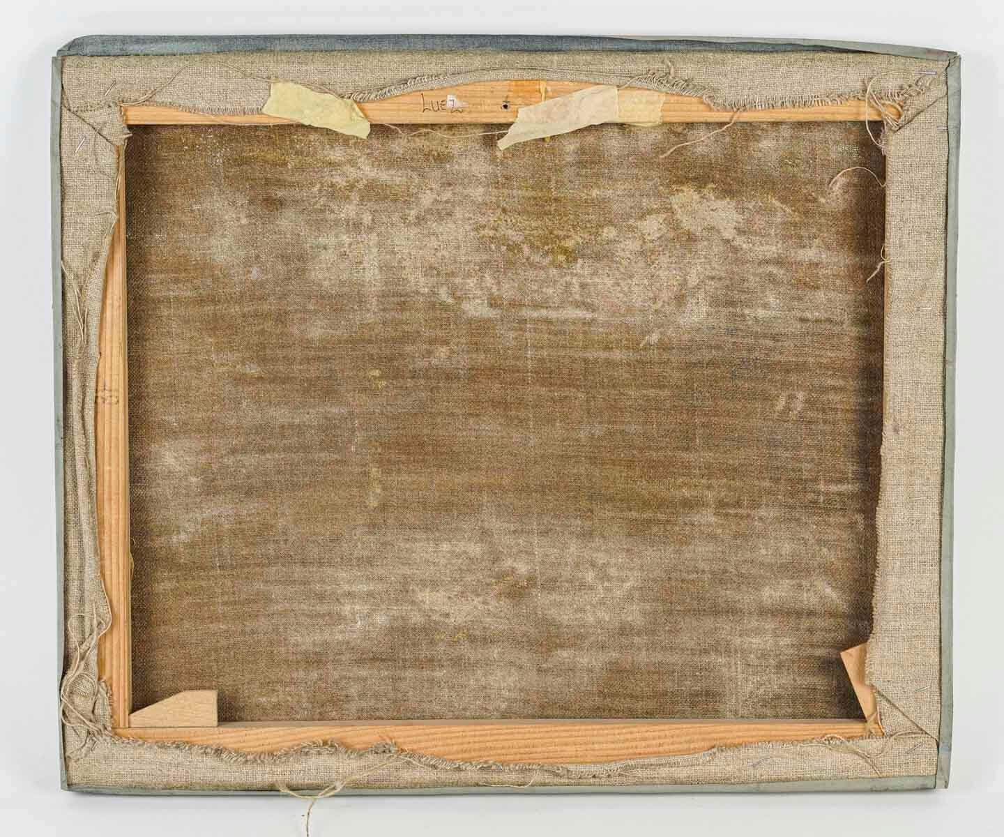 Painting, Oil On Canvas By Evelyne Luez, 1980 1990. photo vinterior
