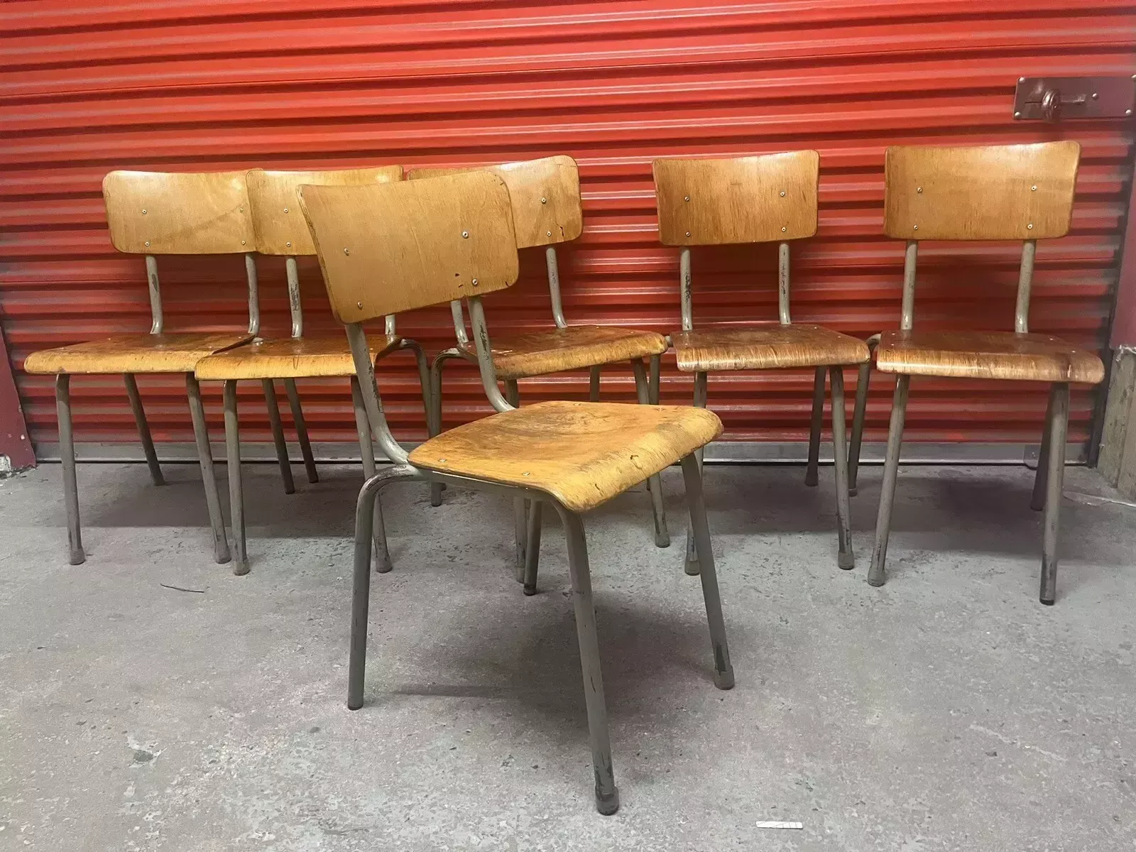 Bauhaus Style Stacking Chair   Suit Cafe / Bar / Tv Prop   Six Available