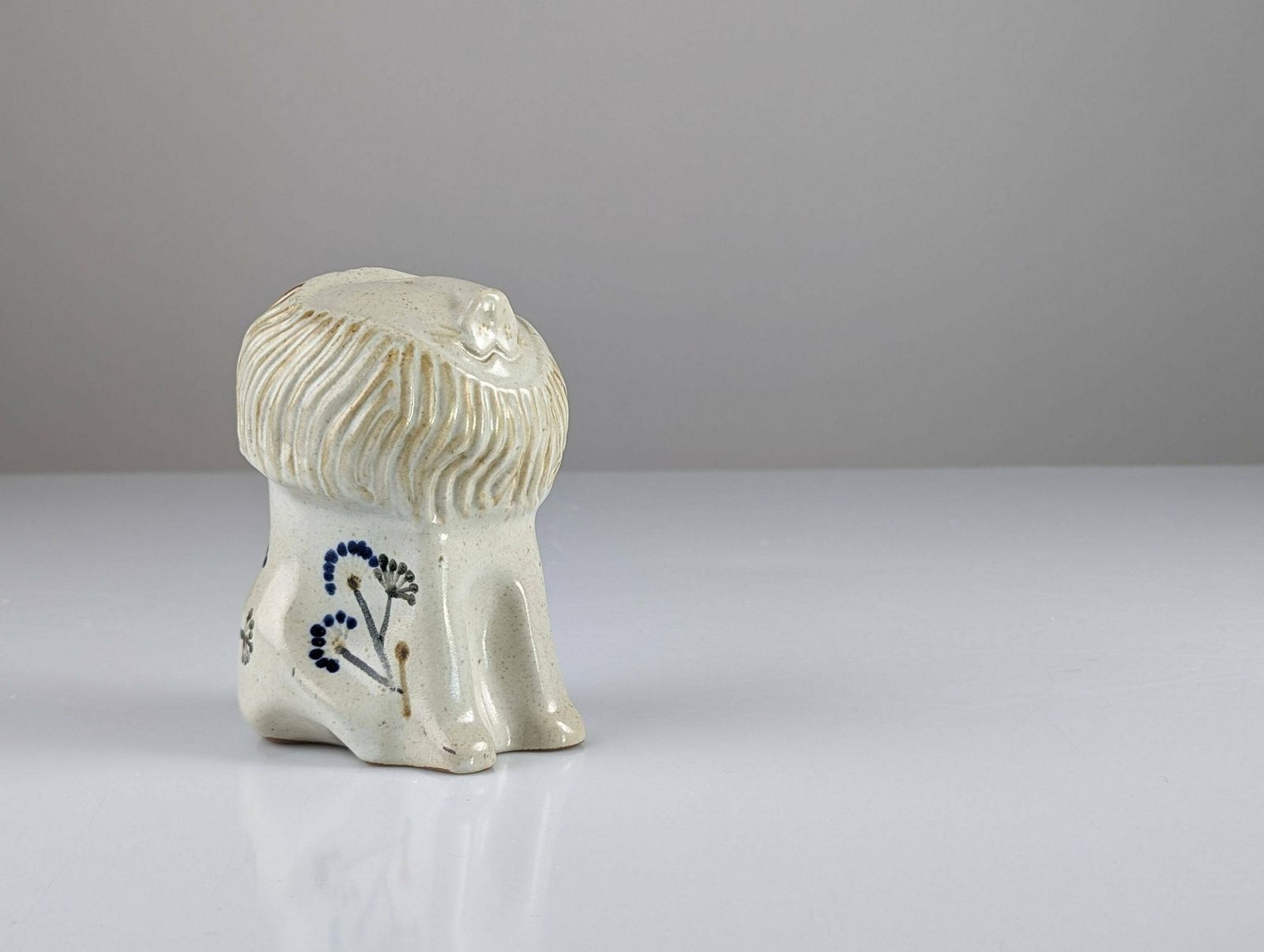 Ceramic Lion In Stoneware From The Aso Factory By Antonio Salvador Orodea 1980s photo vintage