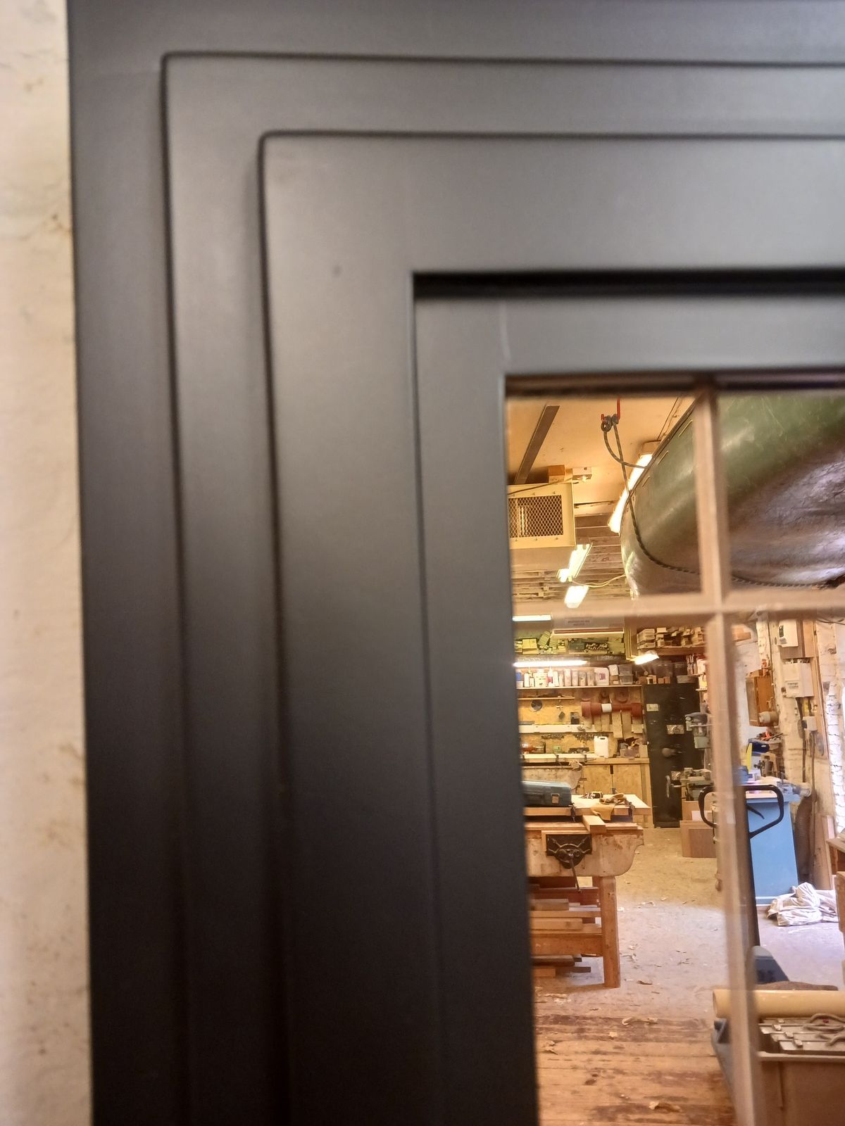 Very Large Art Deco Mirror In New Period Frame photo for sale
