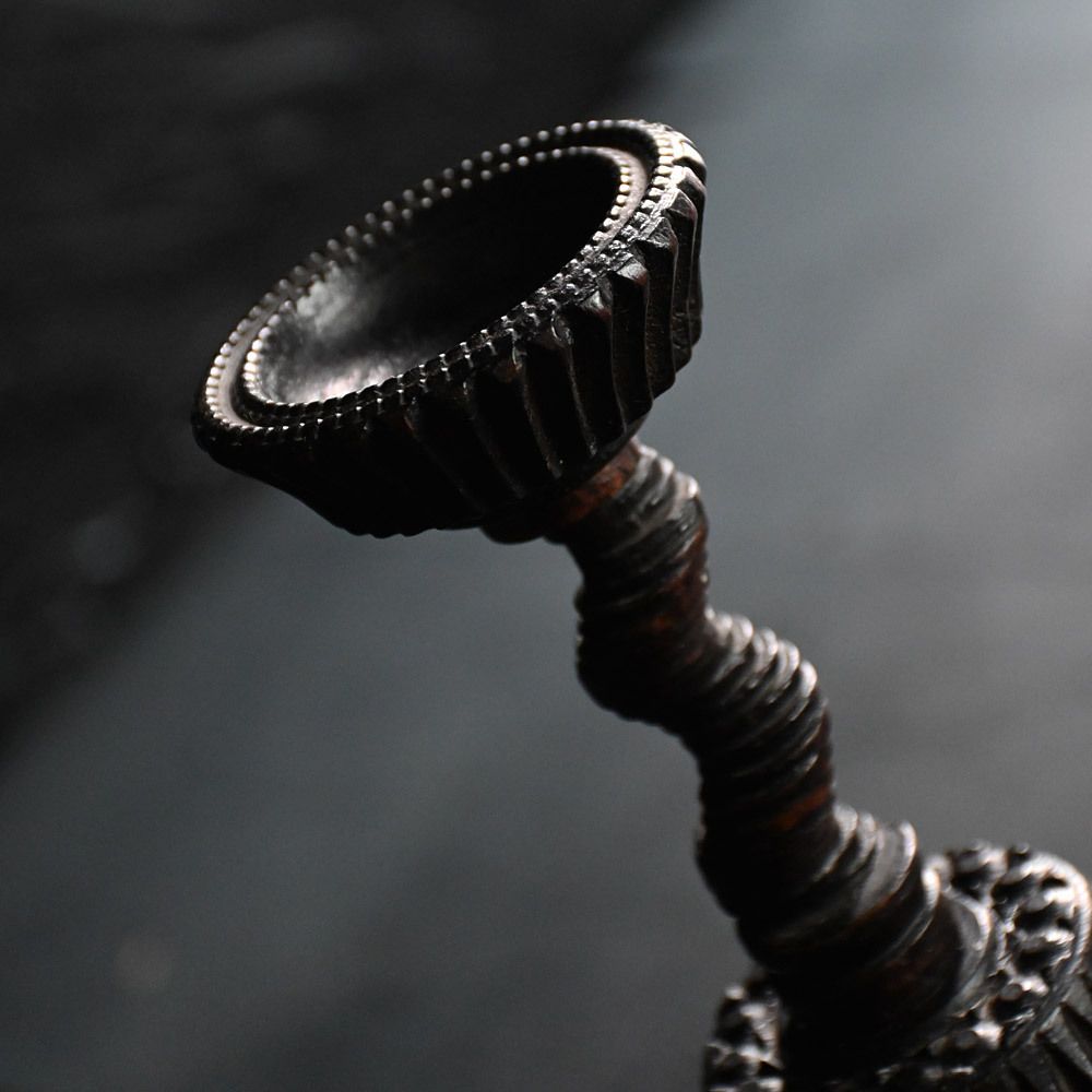 Folkart Candle Stick, Early 20th Century photo furniture