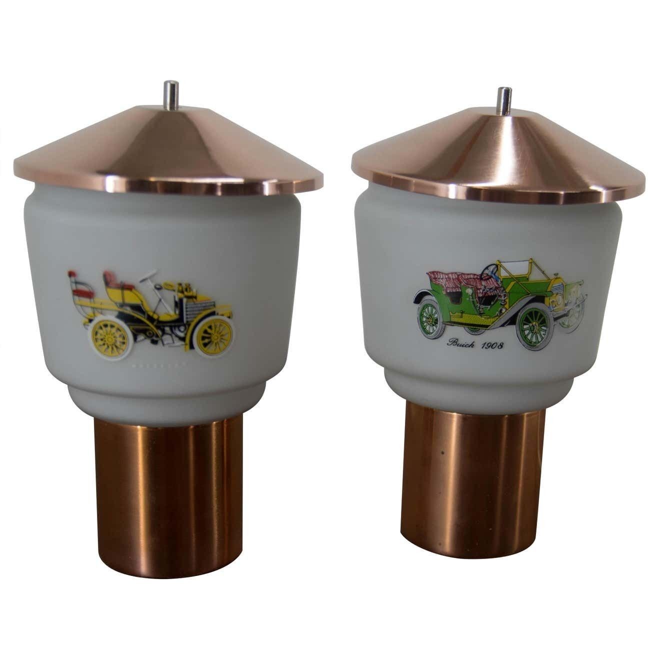 Set Of Two Bedside Lamps By Lustry, Kamenicky Senov, 1970s