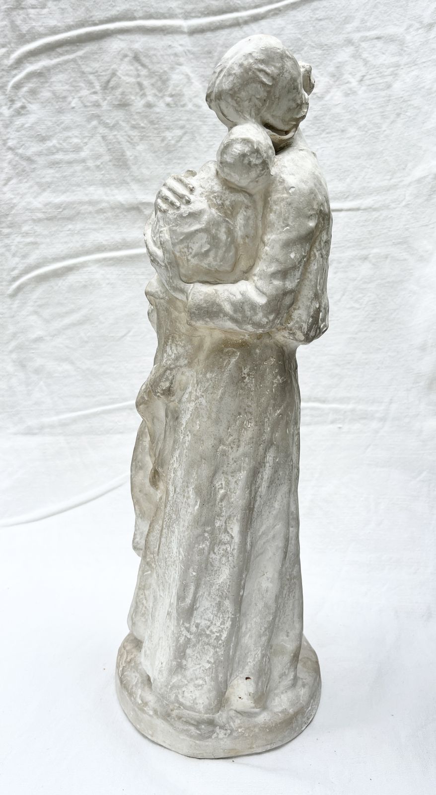 'Mother And Child ' Figurative Sculpture By Swedish Artist Ruth Milles . Antique Plaster Cast. photo for sale