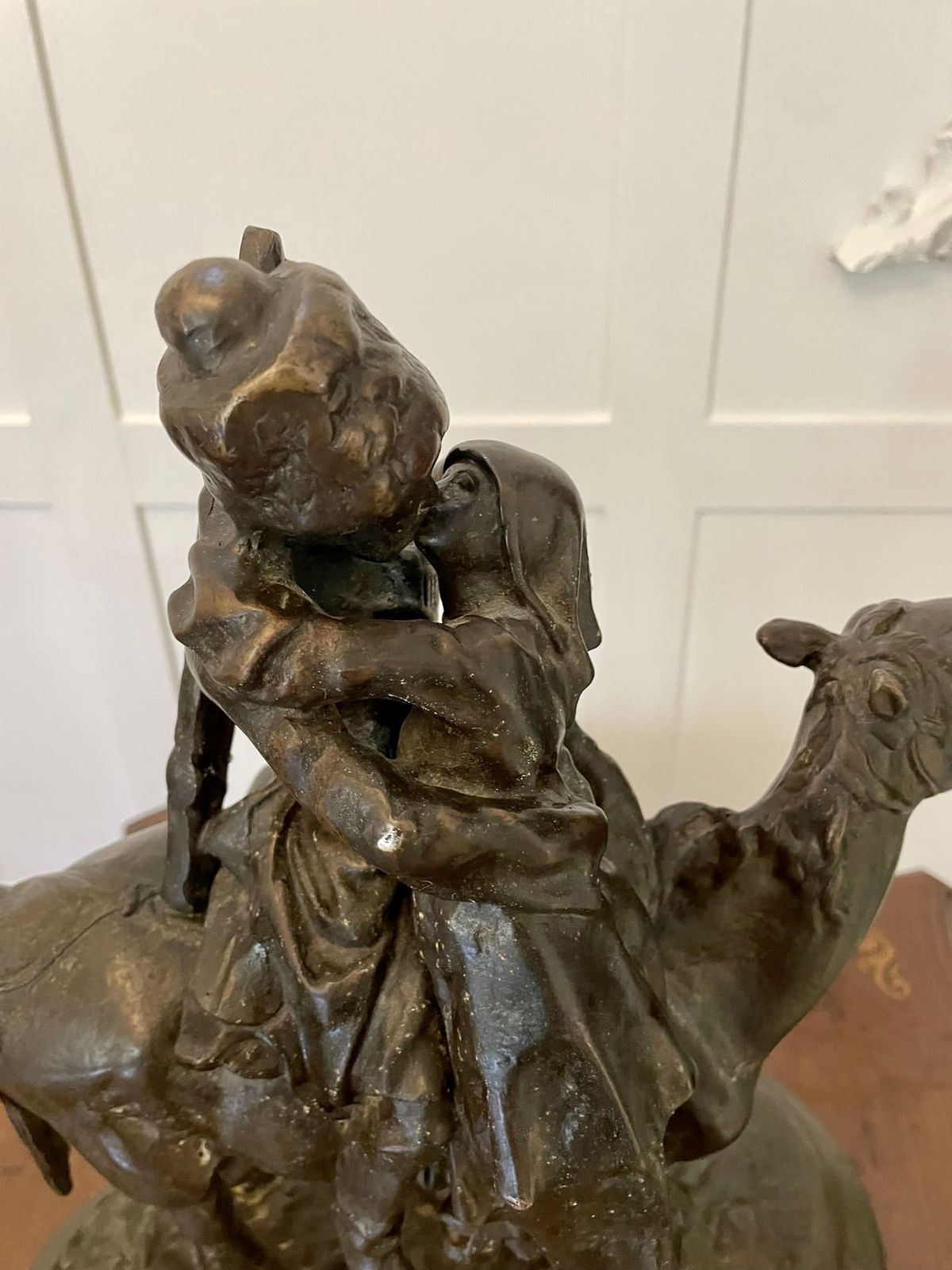 Antique 19th Century Quality Bronze Figure Of A Cossack On Horseback photo for sale