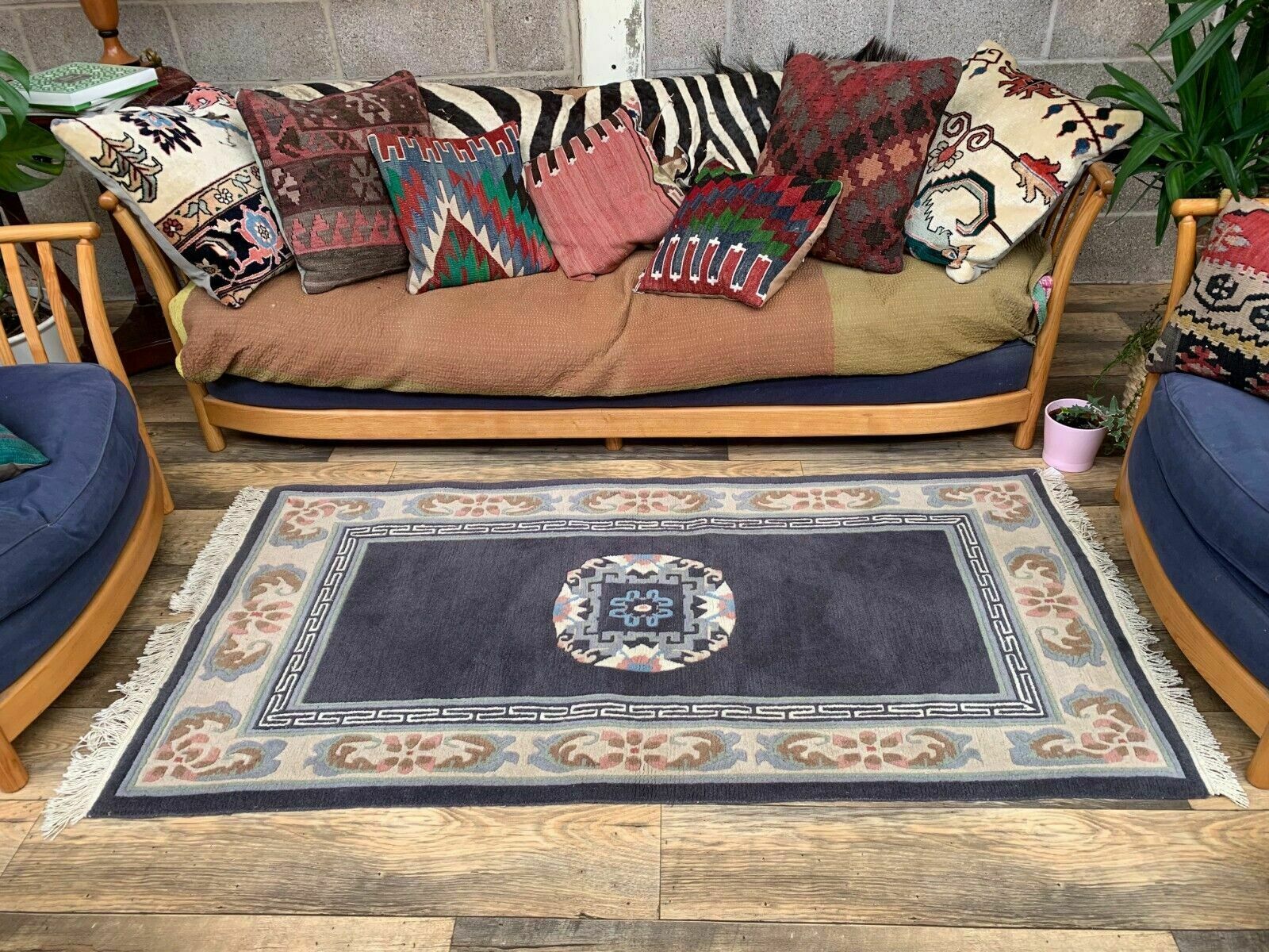 Tibetan Rug 188x91 Cm Oriental, Chinese, Nepalese, Tribal, Medium