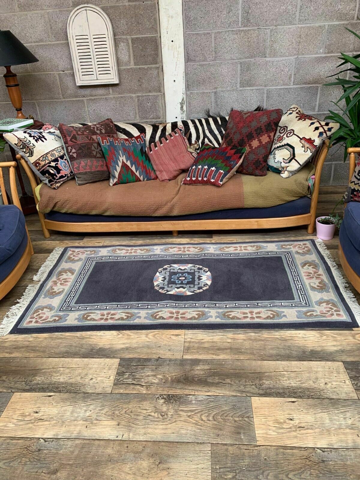 Tibetan Rug 188x91 Cm Oriental, Chinese, Nepalese, Tribal, Medium photo furniture
