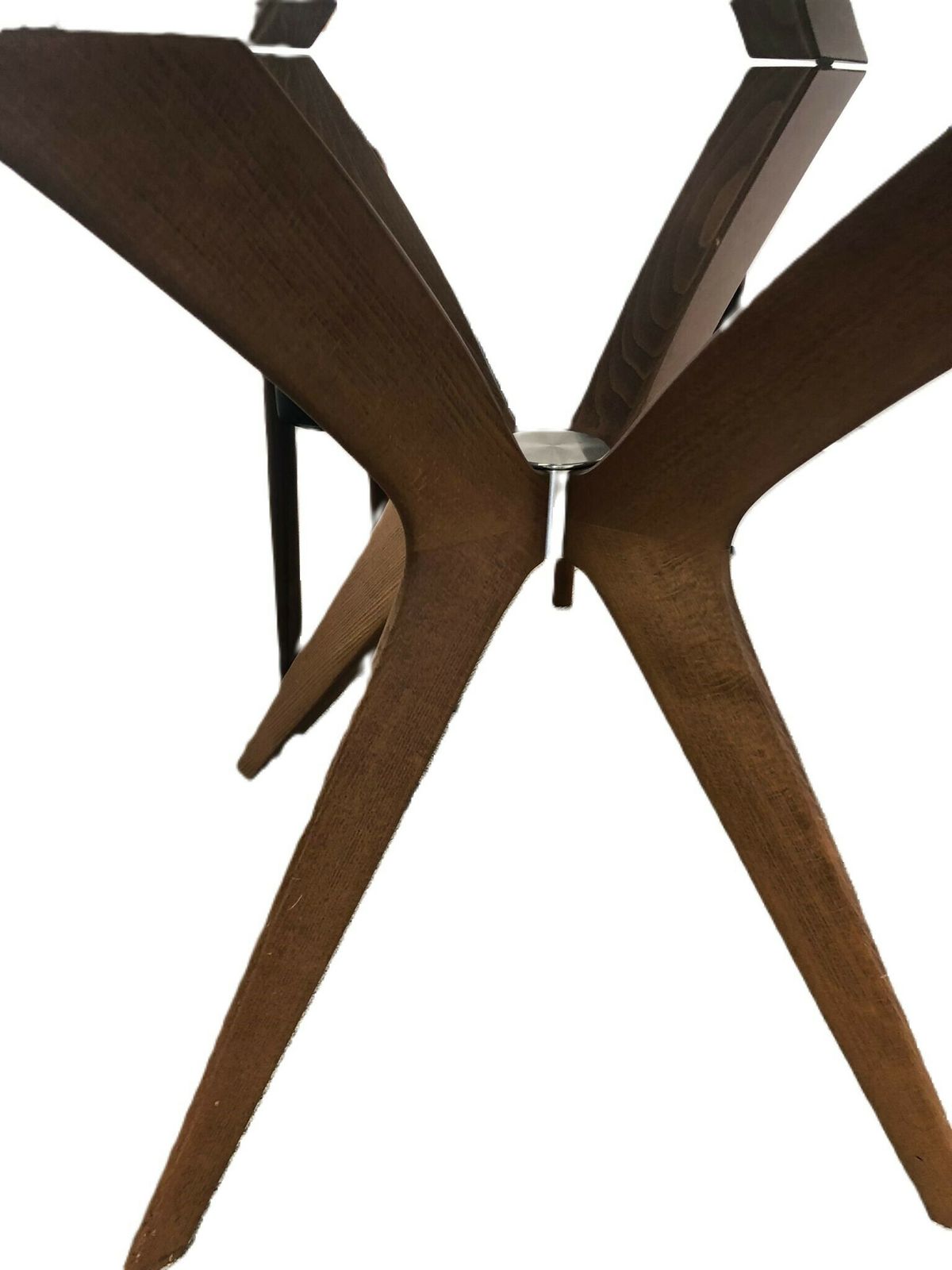 Chairs By Ole Knudsen & Torben Lind For France And Son Model 195 With Tokyo Round Table By Calligaris photo for sale