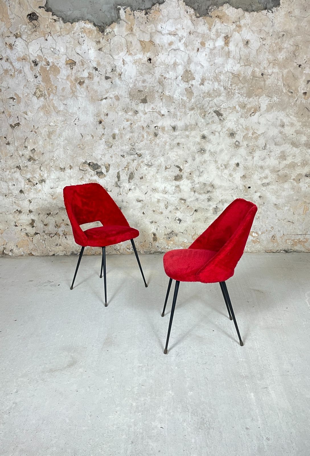 Moumoute Cocktail Chairs, 1960s