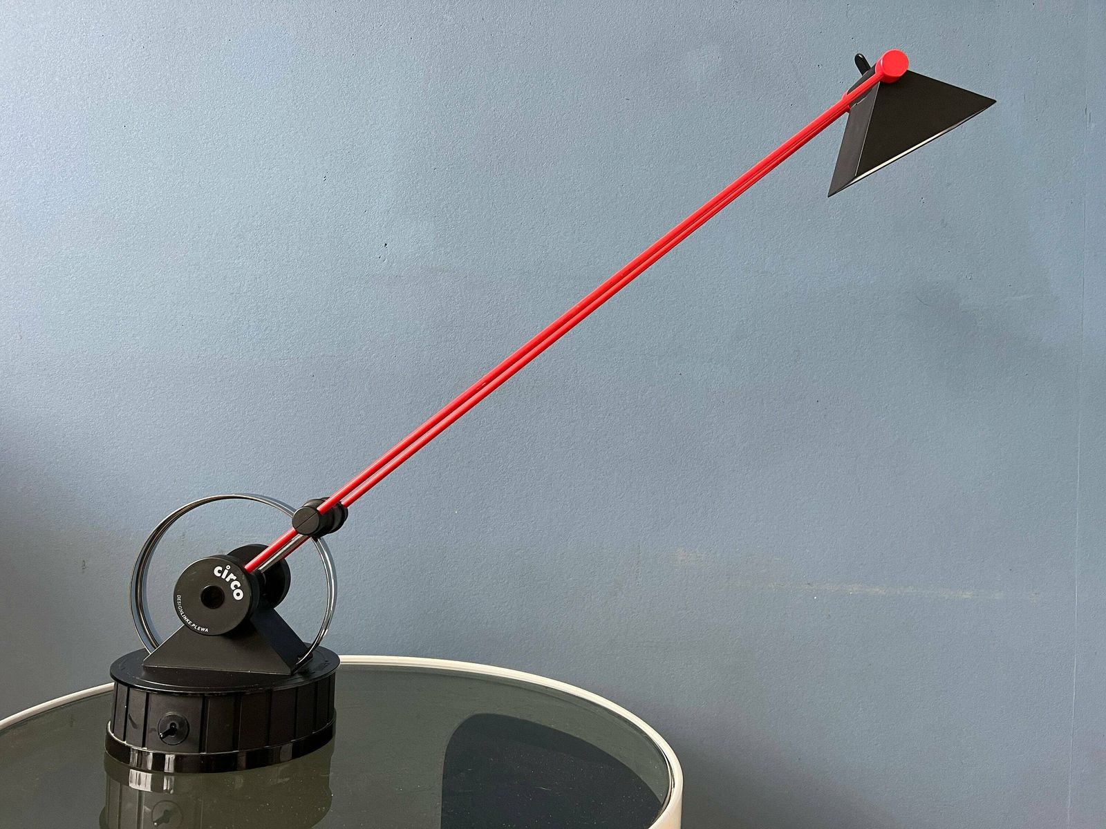 photo for sale 80s Postmodern Circo Table Lamp By Linke Plewa For Brilliant Ag