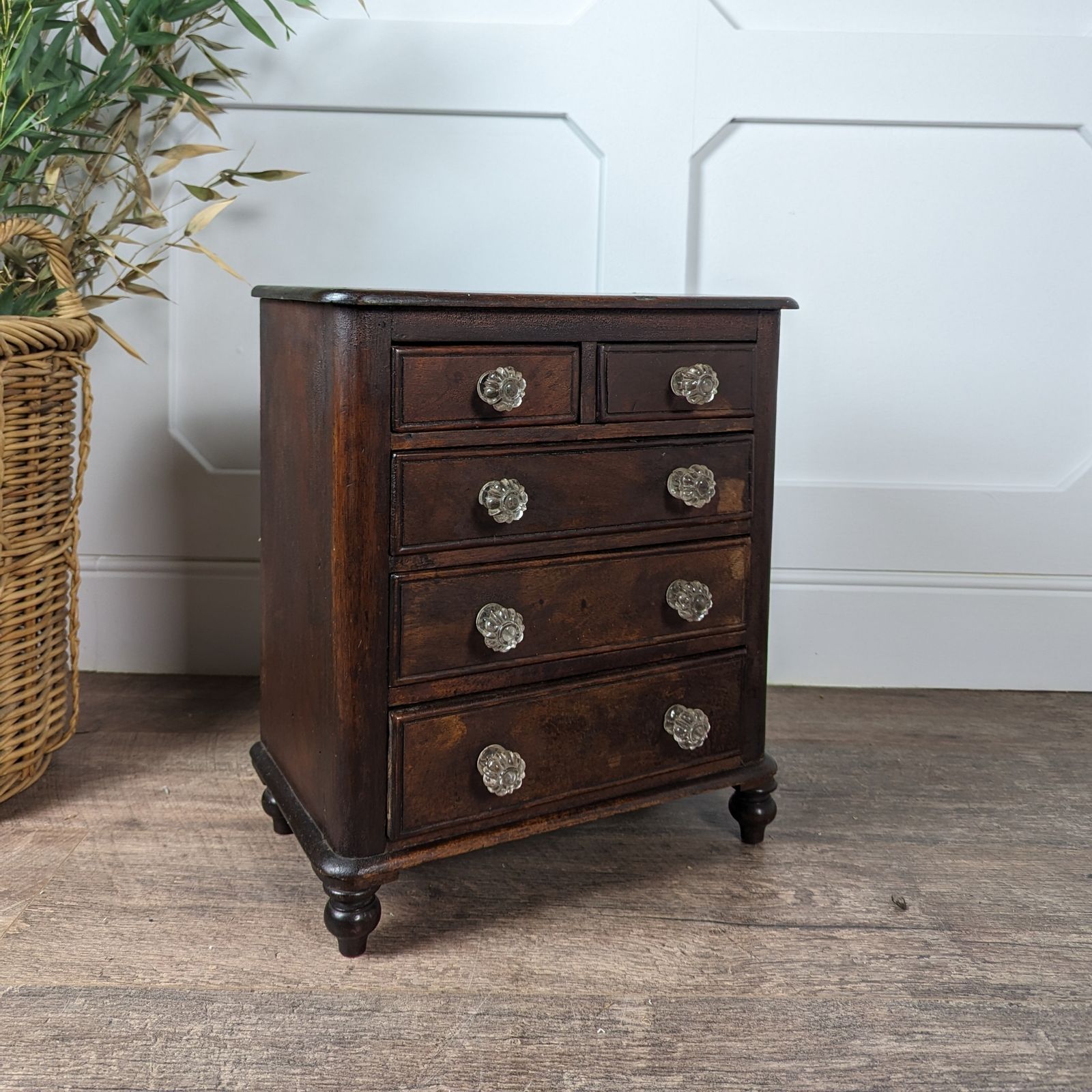 Victorian Apprentice Chest Of Drawers On Turned Feet photo furniture