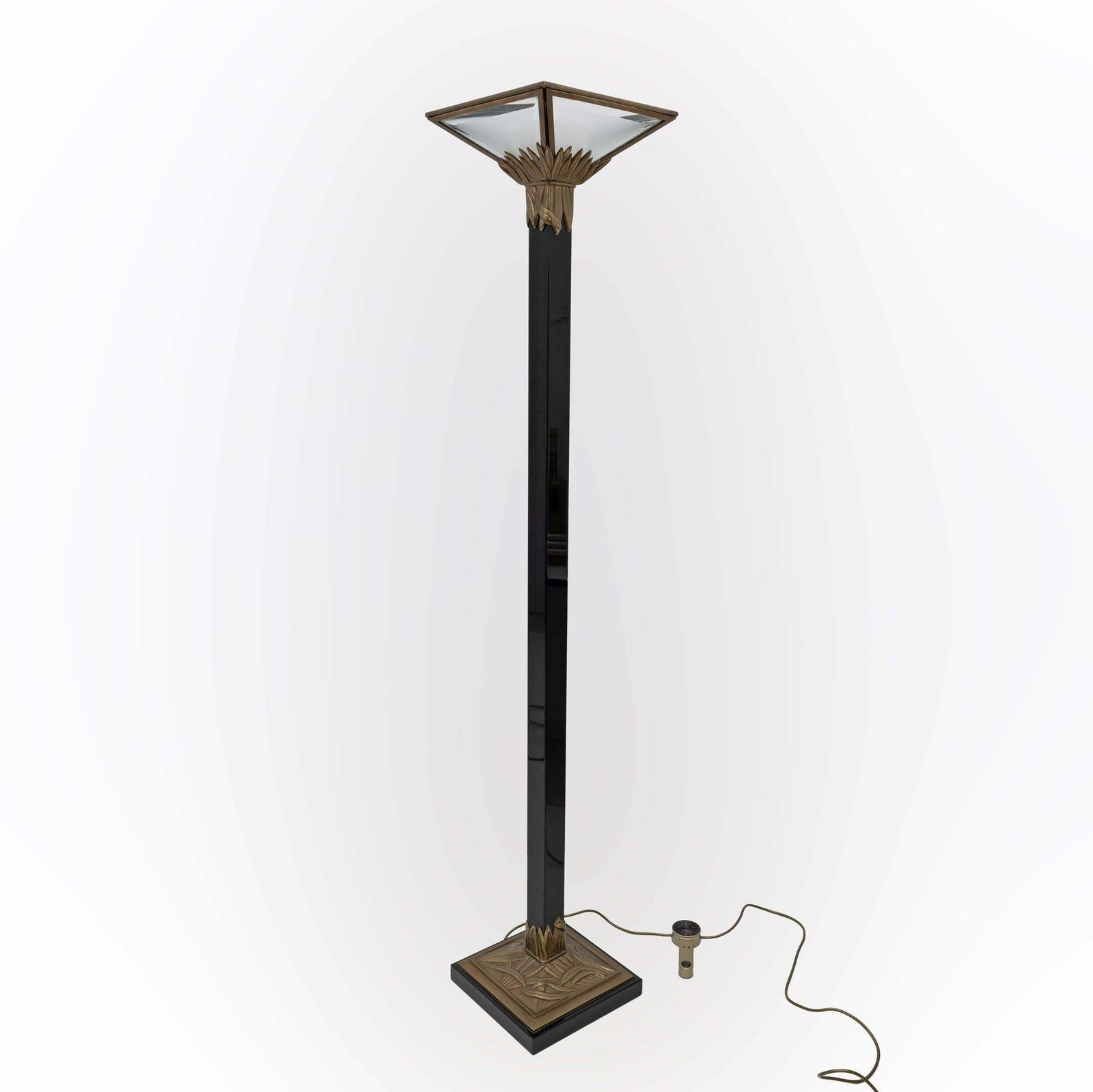 Gianfranco Frattini Art Deco Style Italian Floor Lamp By Relco Milano, 1970s photo buy