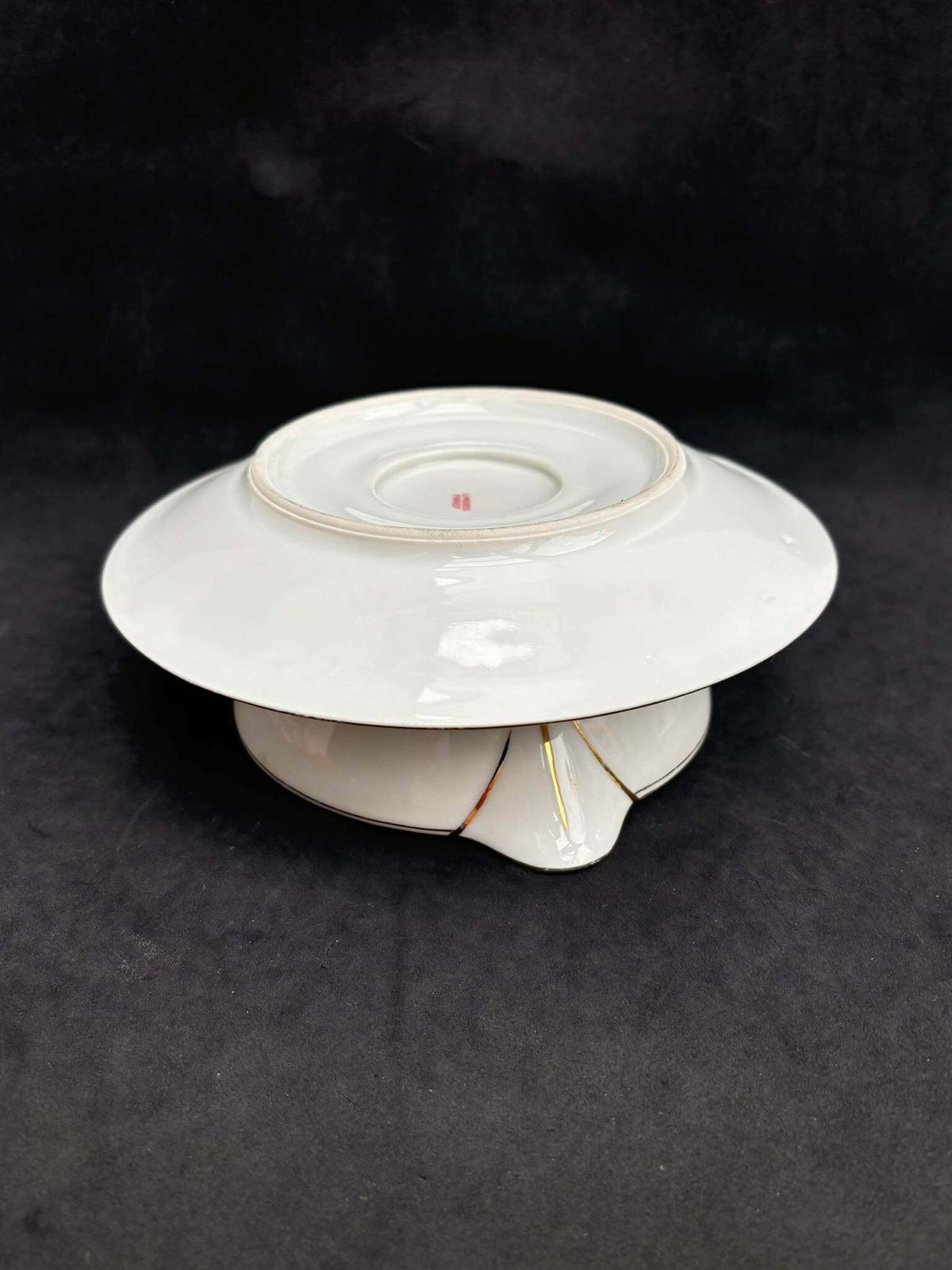photo furniture Sauce Gravy Boat Antique French Limoges Fixed Under Plate Sauce Bowl Boat