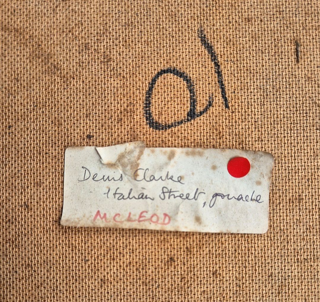 Denis Clarke   'Sarzana   Street Painting' Italy photo furniture