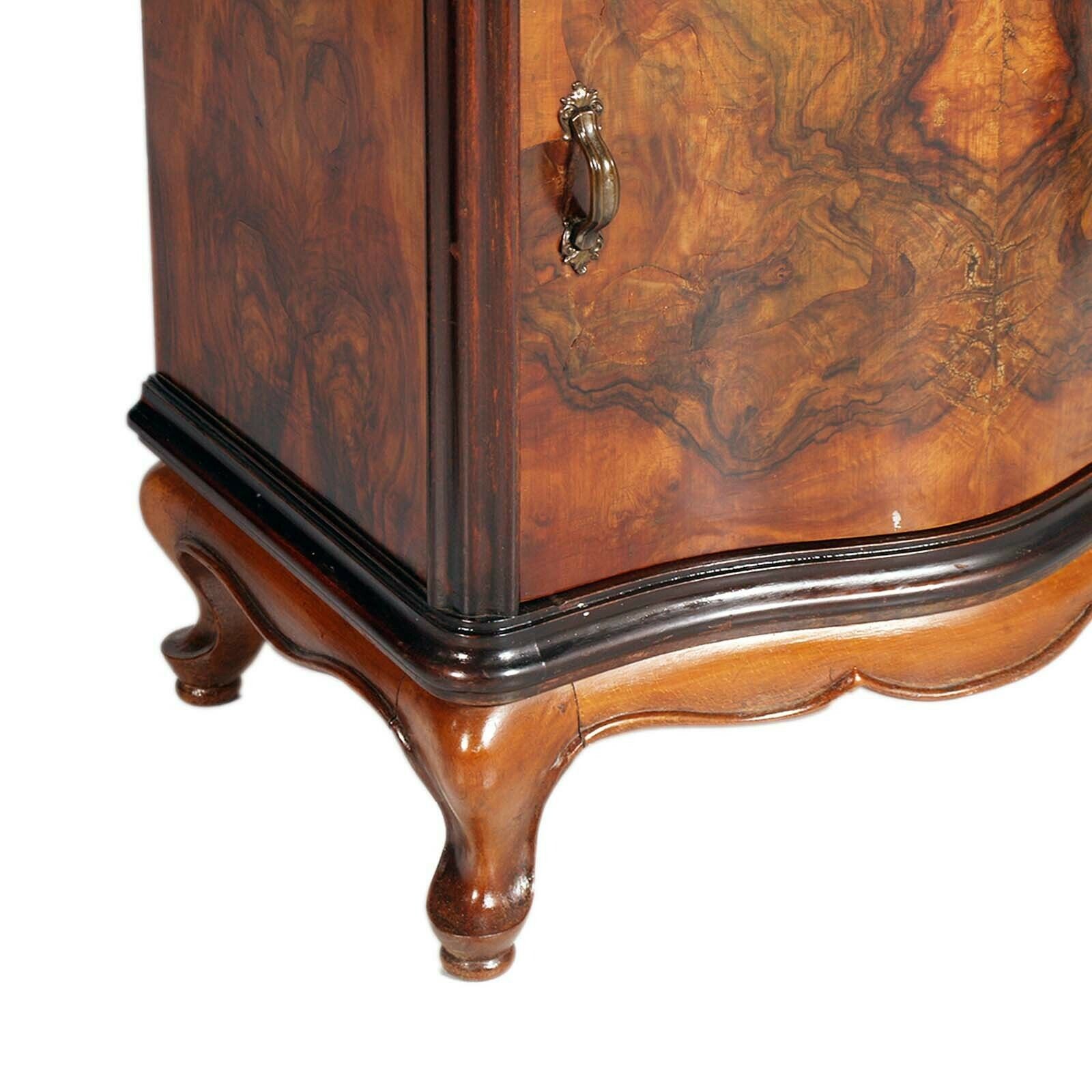 Venice Baroque Nightstands Bella Epoque, Walnut And Briar, By Testolini Freres photo for sale